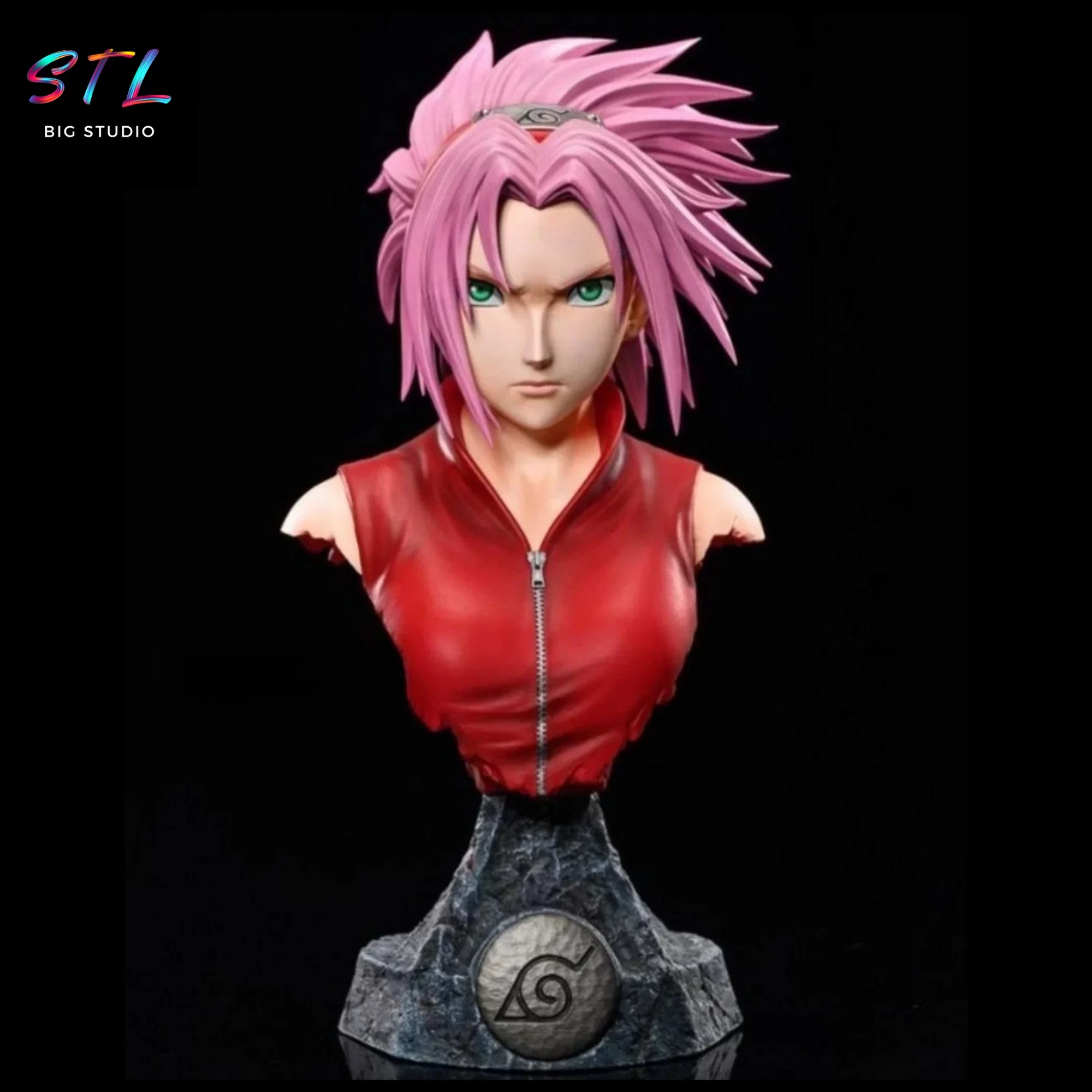 busto sakura stl naruto shippuden impresion 3d