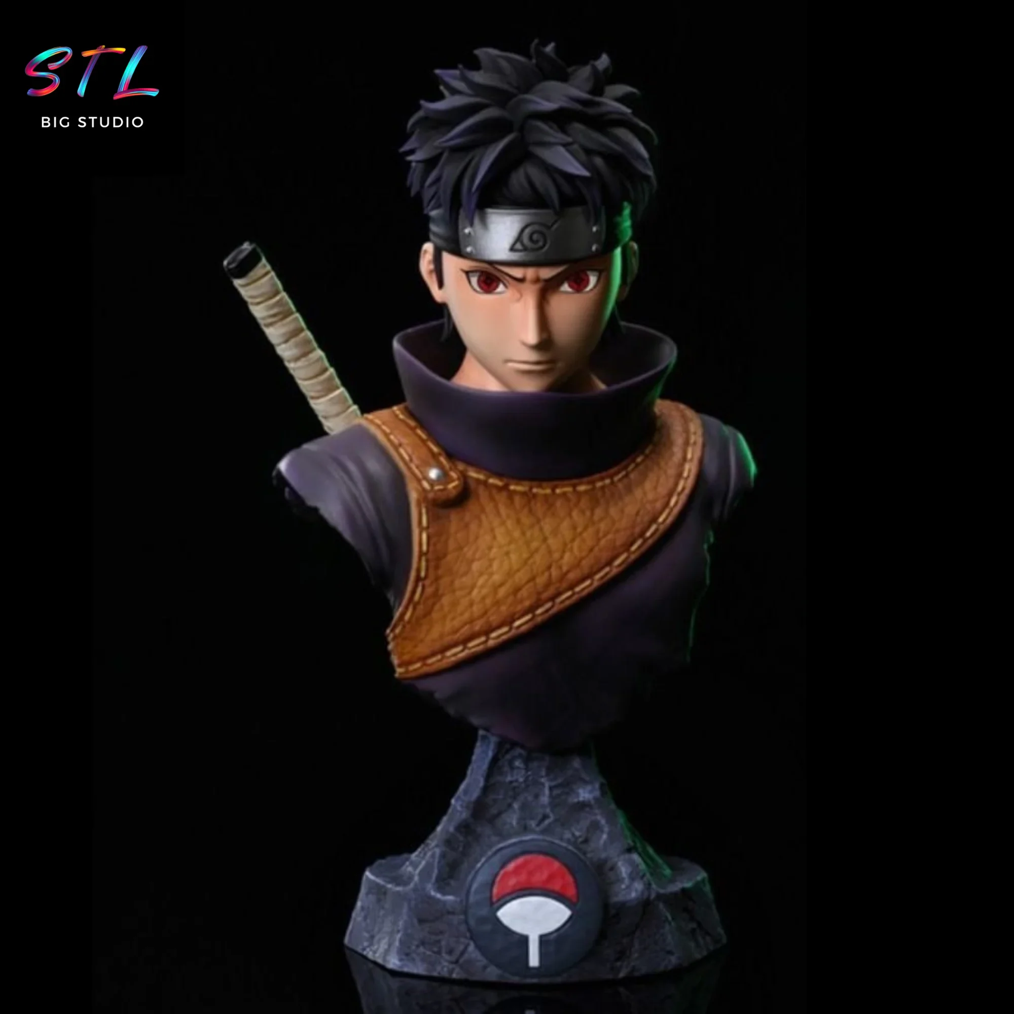 busto shisui stl naruto shippuden impresion 3d