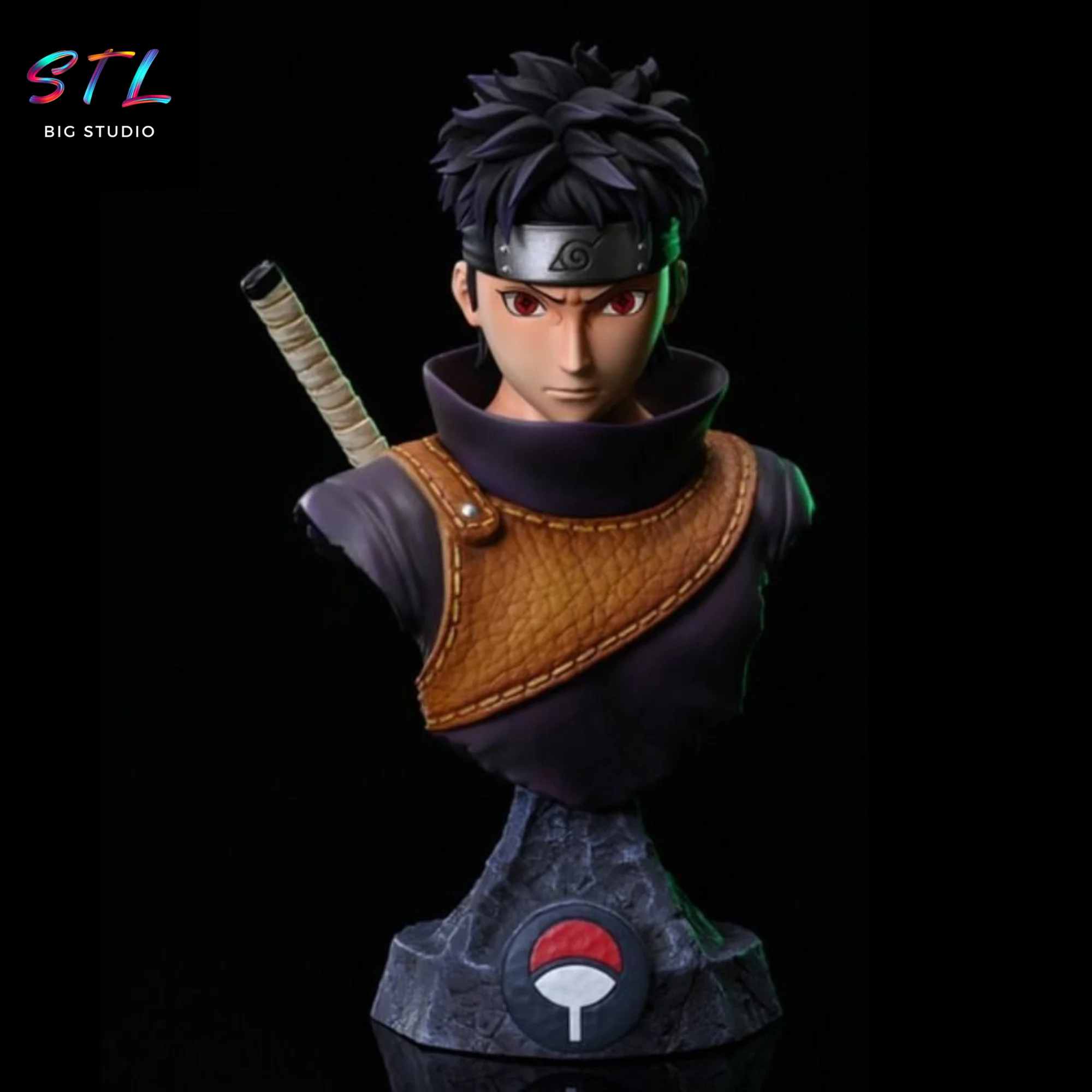 busto shisui stl naruto shippuden impresion 3d