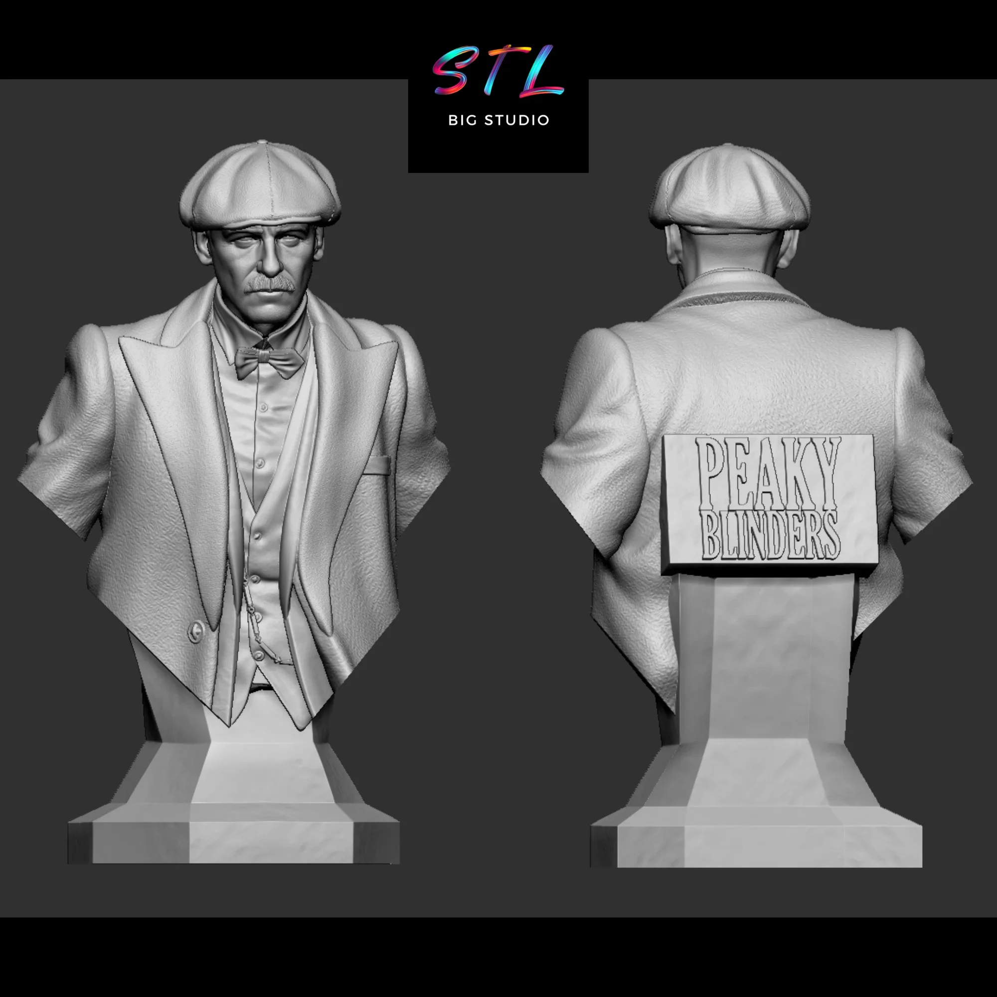 busto stl de arthur shelby impresion 3d peaky blinders busto stl de arthur shelby impresion 3d peaky blinders
