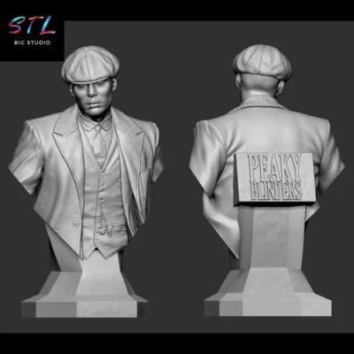 busto thomas shelby stl peaky blinders impresion 3d