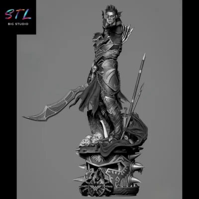 caballero oscuro ares stl batman impresion 3d dc comics