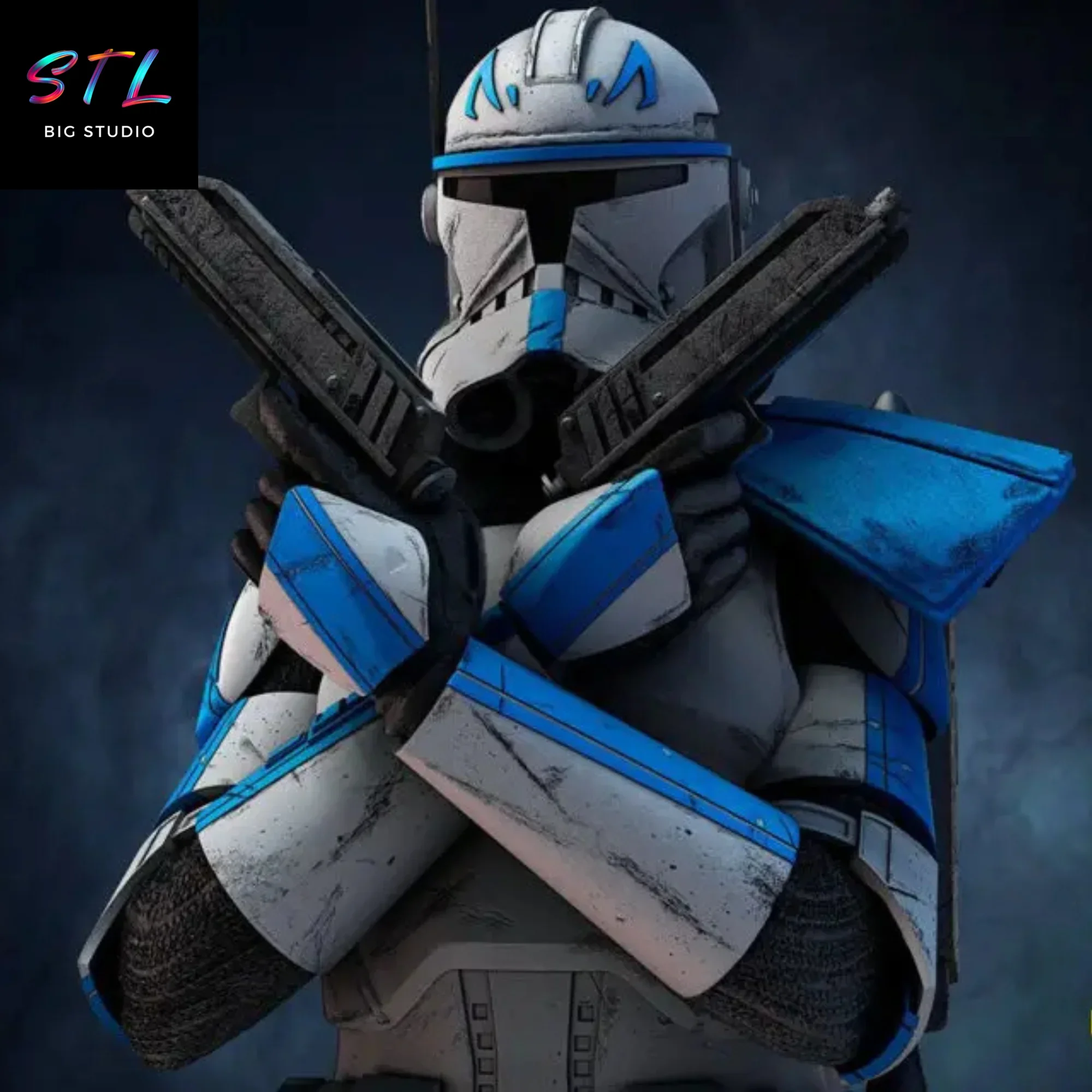 capitan rex stl clone wars impresion 3d capitan rex stl clone wars impresion 3d