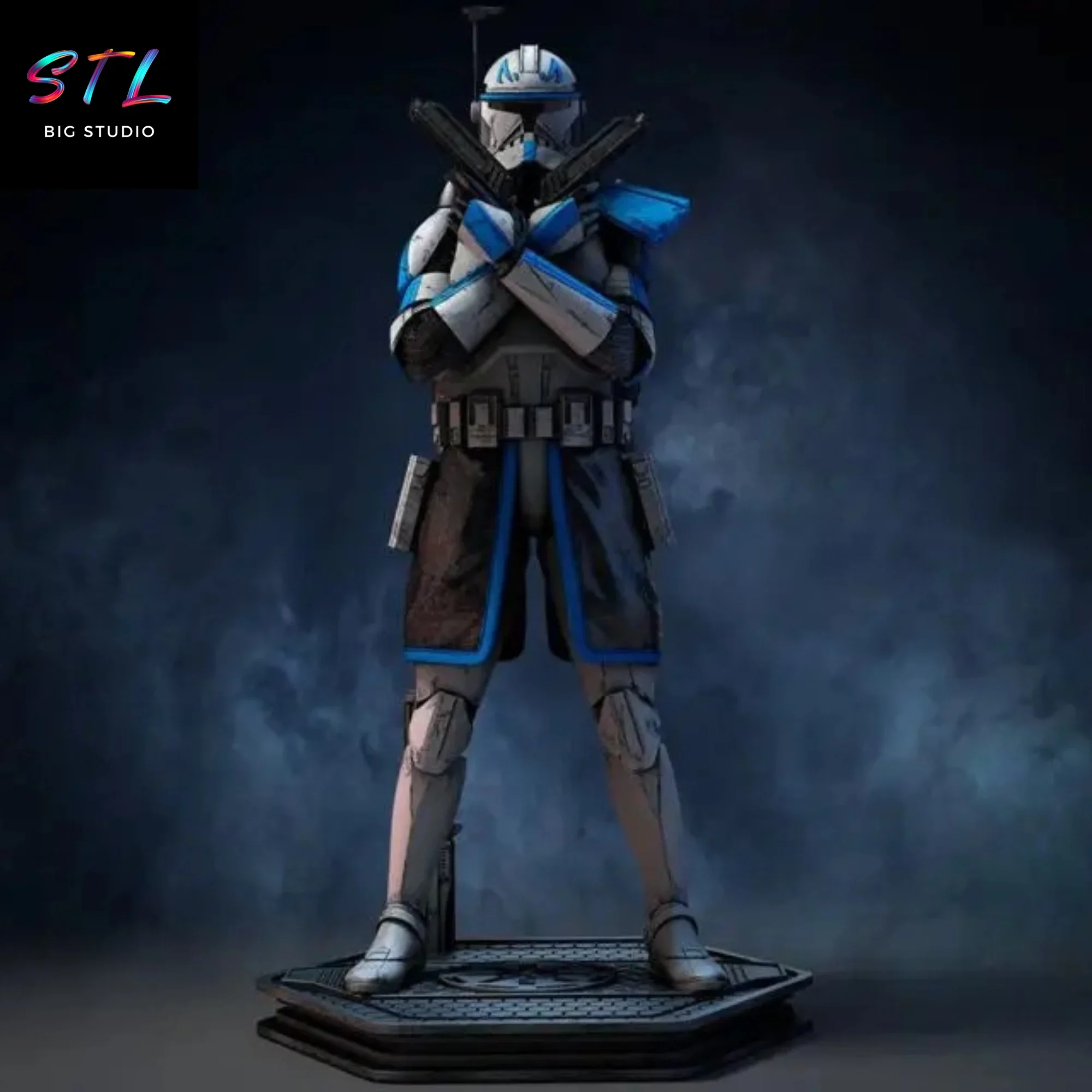 capitan rex stl impresion 3d star wars