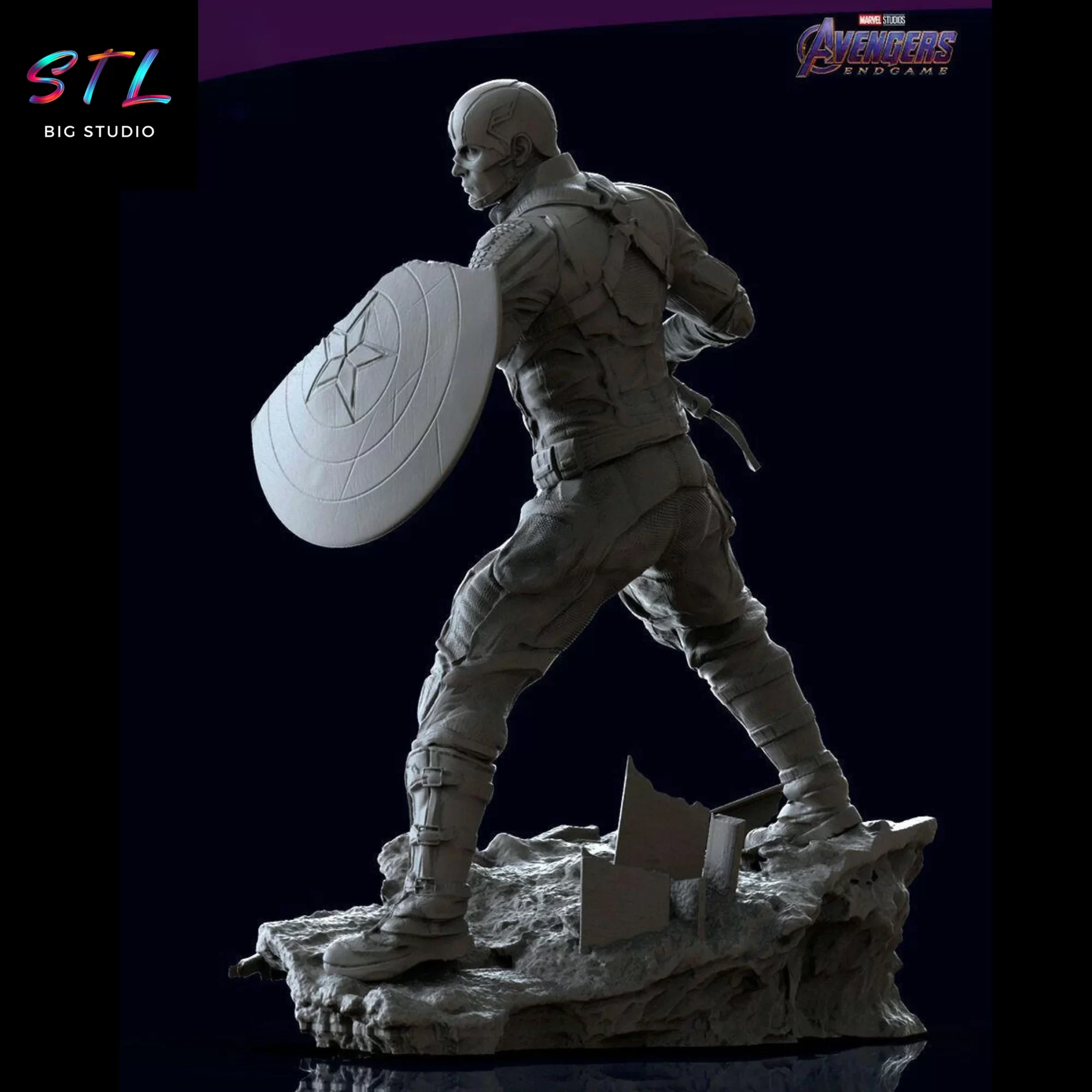 captain america stl 3d print captain america stl 3d print
