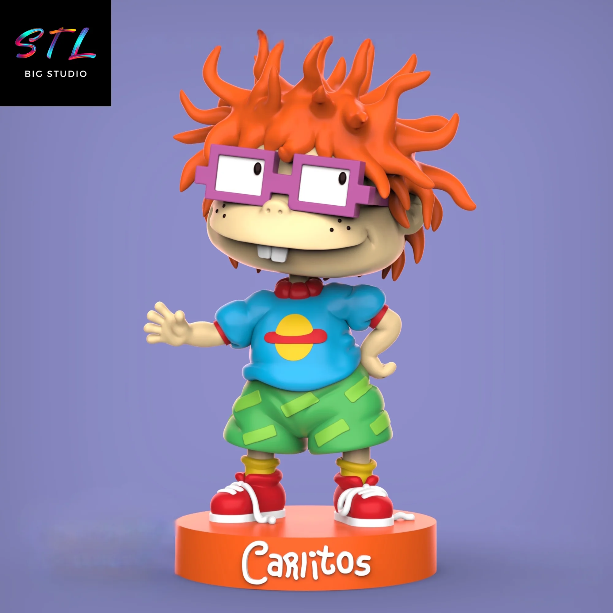 carlitos stl rugrats para impresion 3d