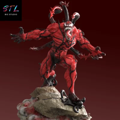 carnage stl impresion 3d marvel venom