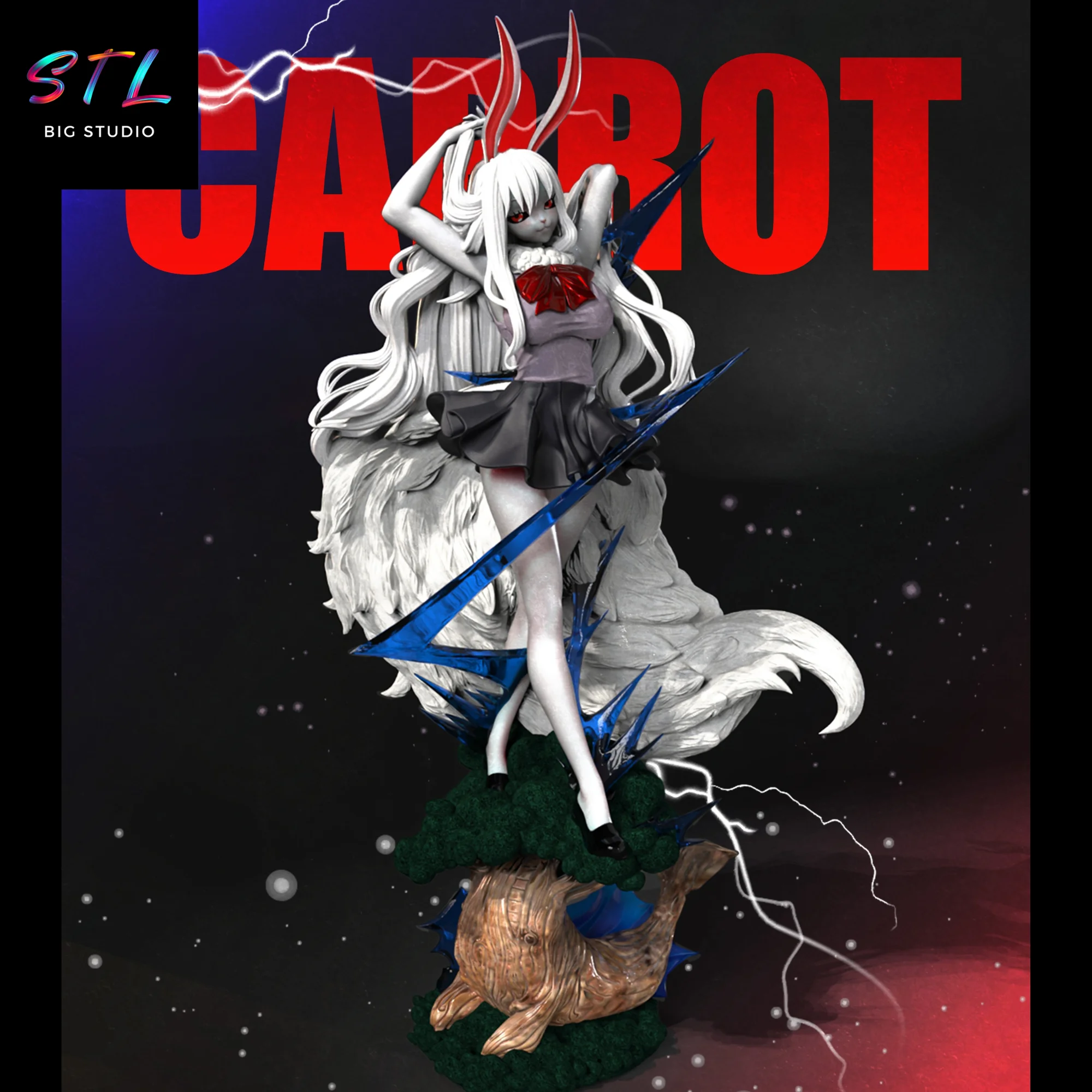 carrot stl impresion 3d one piece