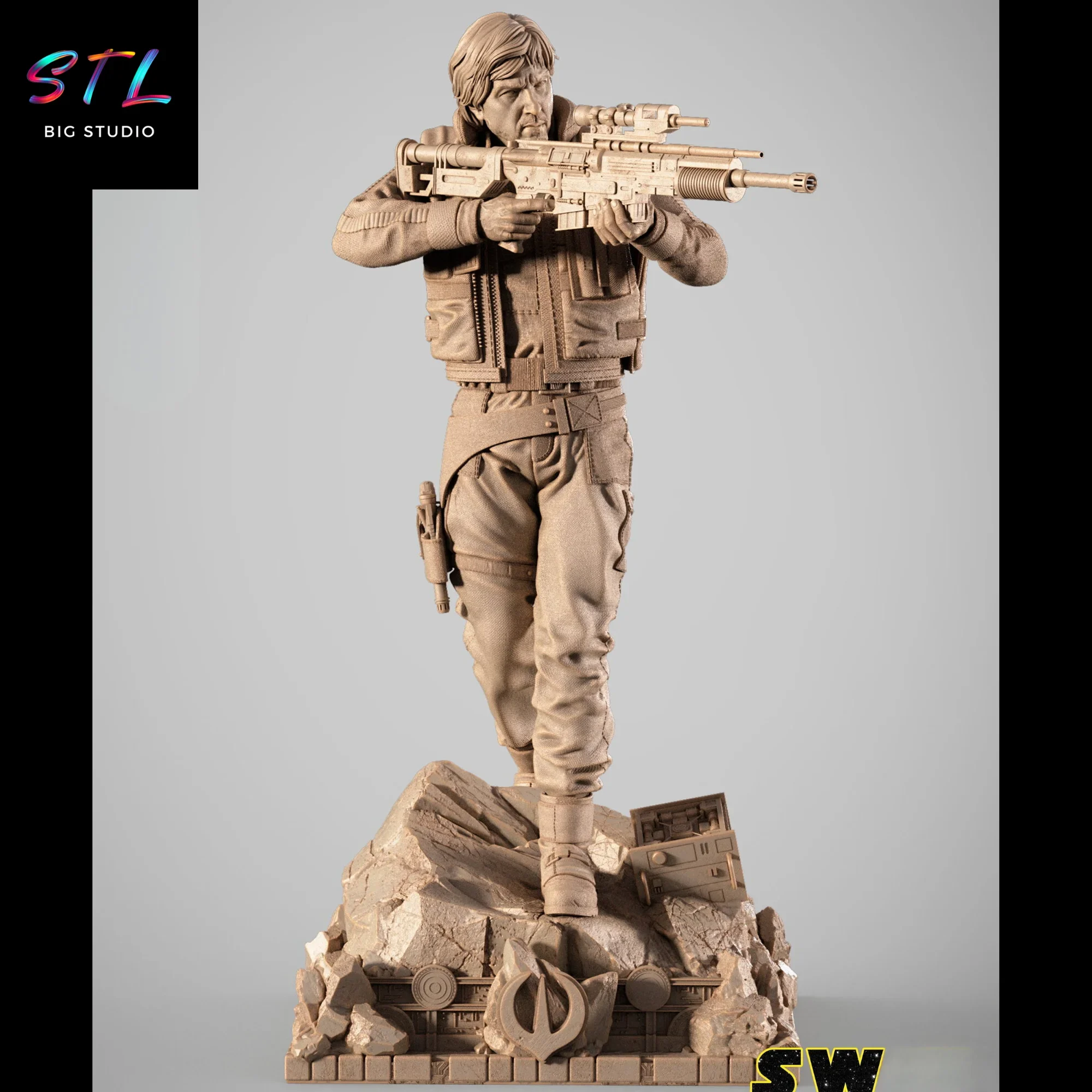 cassian andor stl star wars impresion 3d cassian andor stl star wars impresion 3d