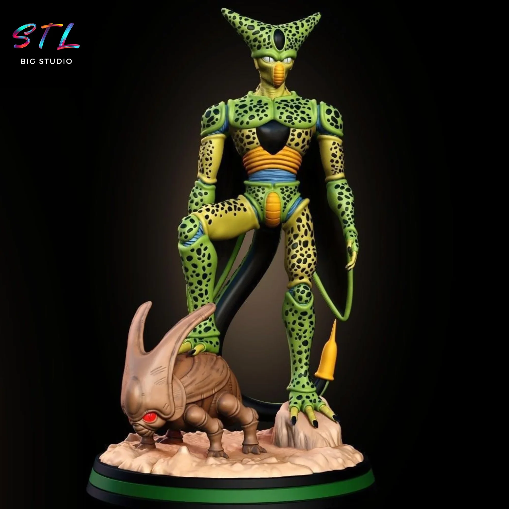 cell fase 1 stl impresion 3d dragon ball
