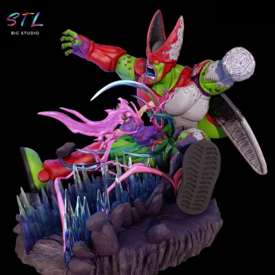 cell max vs gohan beast stl impresion 3d