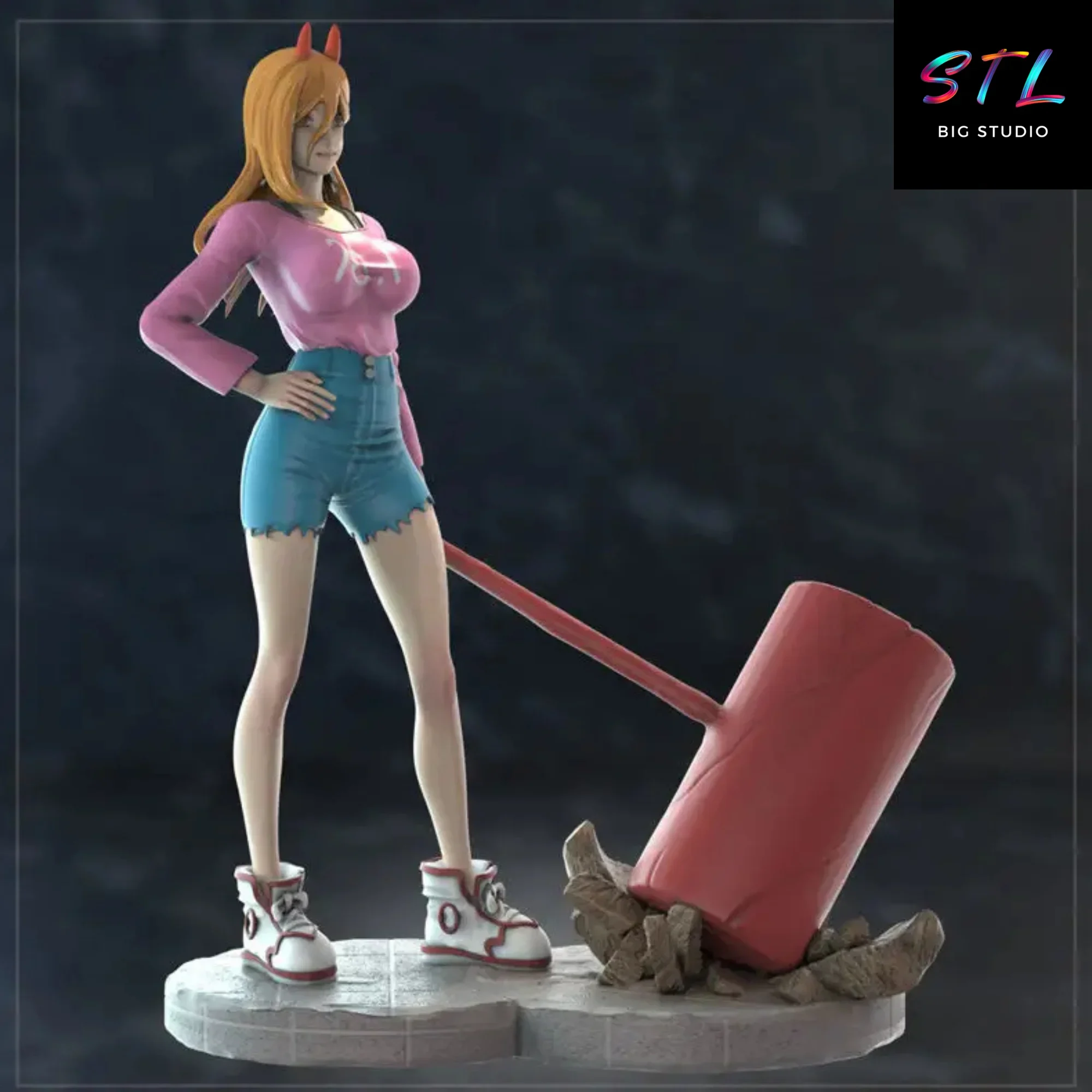 chainsaw man stl power impresion 3d chainsaw man stl power impresion 3d