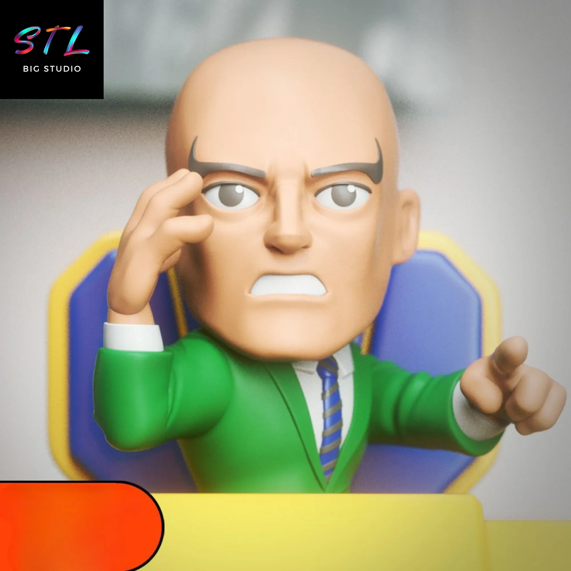 charles xavier chibi stl impresion 3d x-men charles xavier chibi stl impresion 3d x-men
