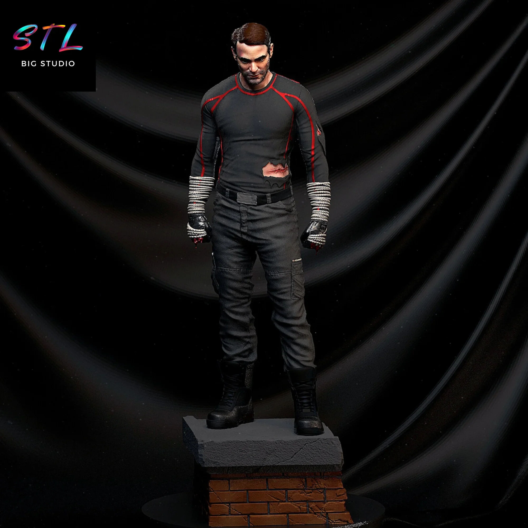charlie cox stl daredevil impresion 3d figura marvel charlie cox stl daredevil impresion 3d figura marvel