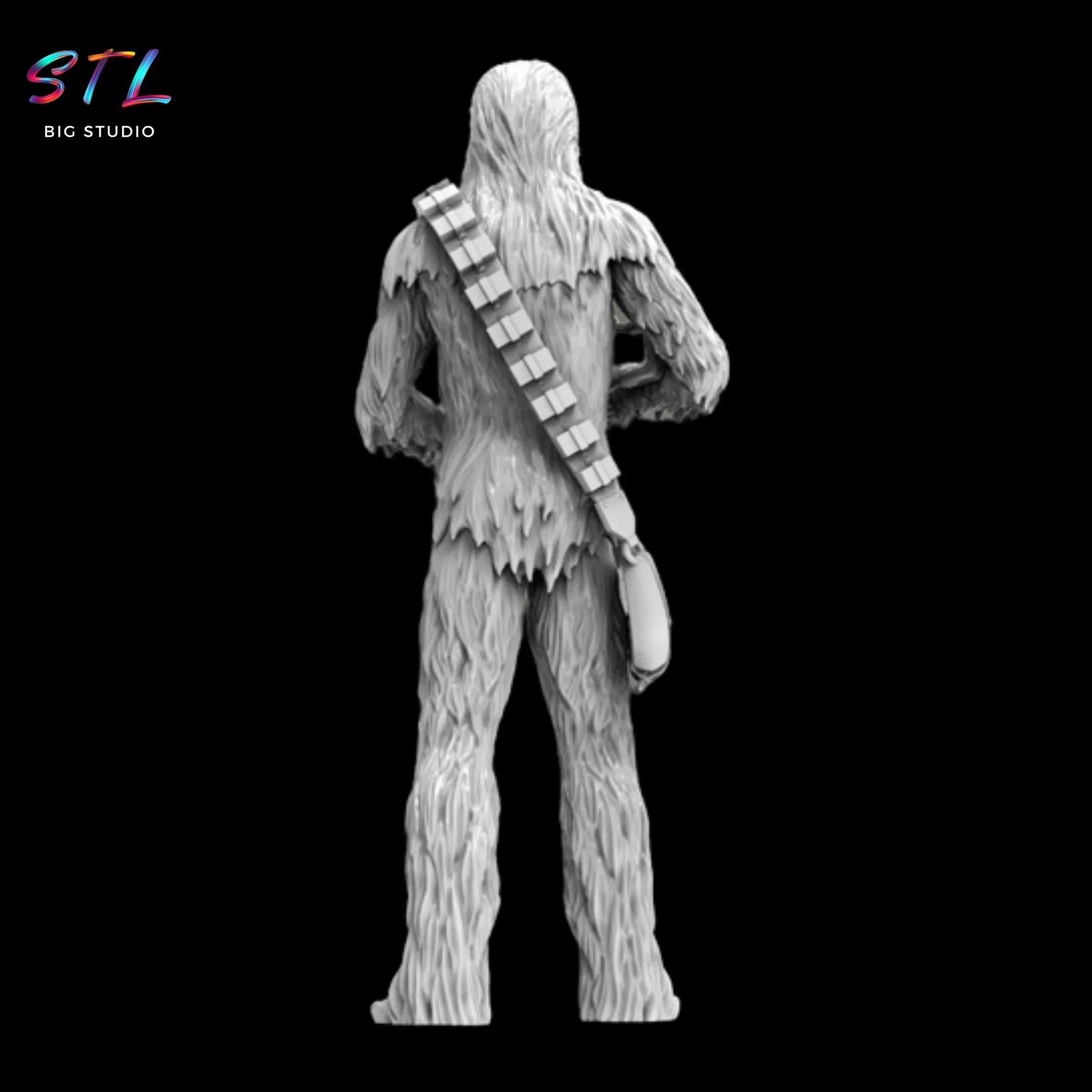 chewbacca star wars stl impresion 3d chewbacca star wars stl impresion 3d