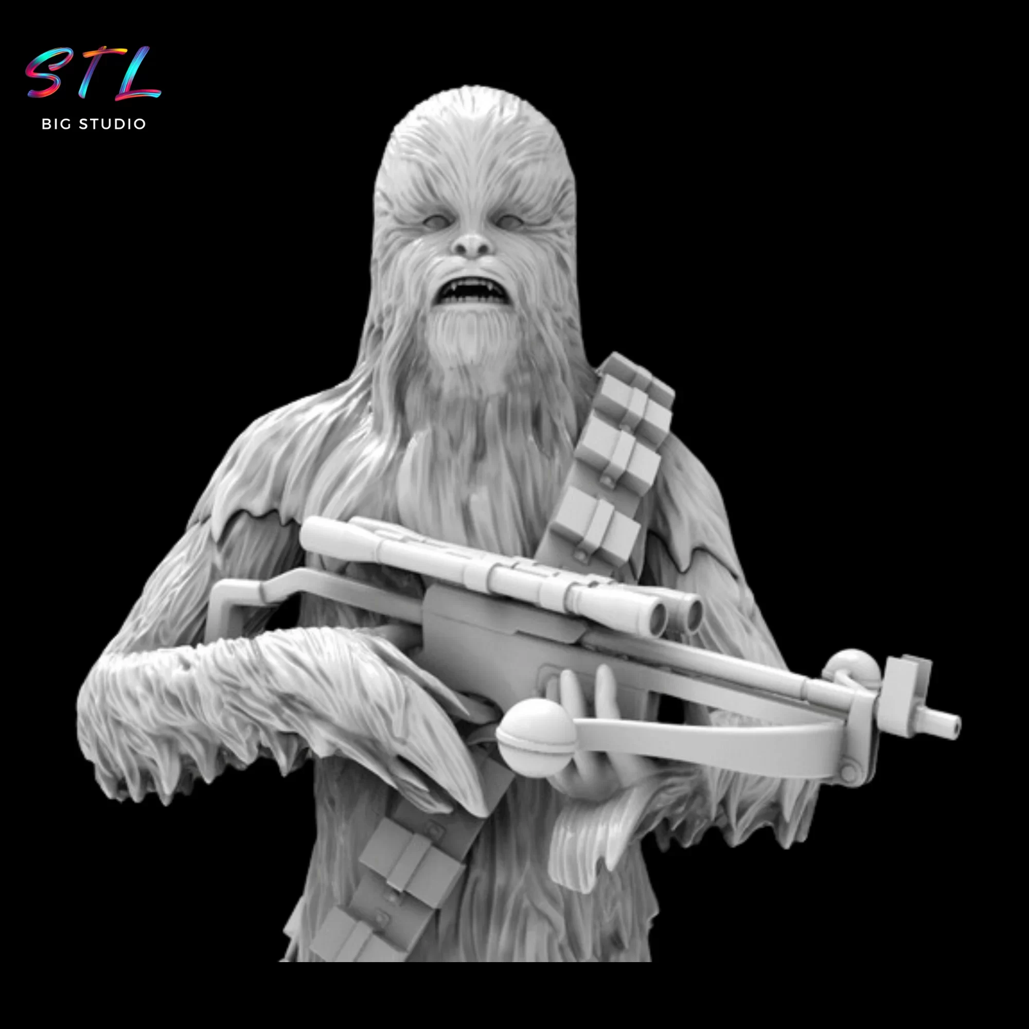 chewbacca stl imprimir 3d star wars chewbacca stl imprimir 3d star wars