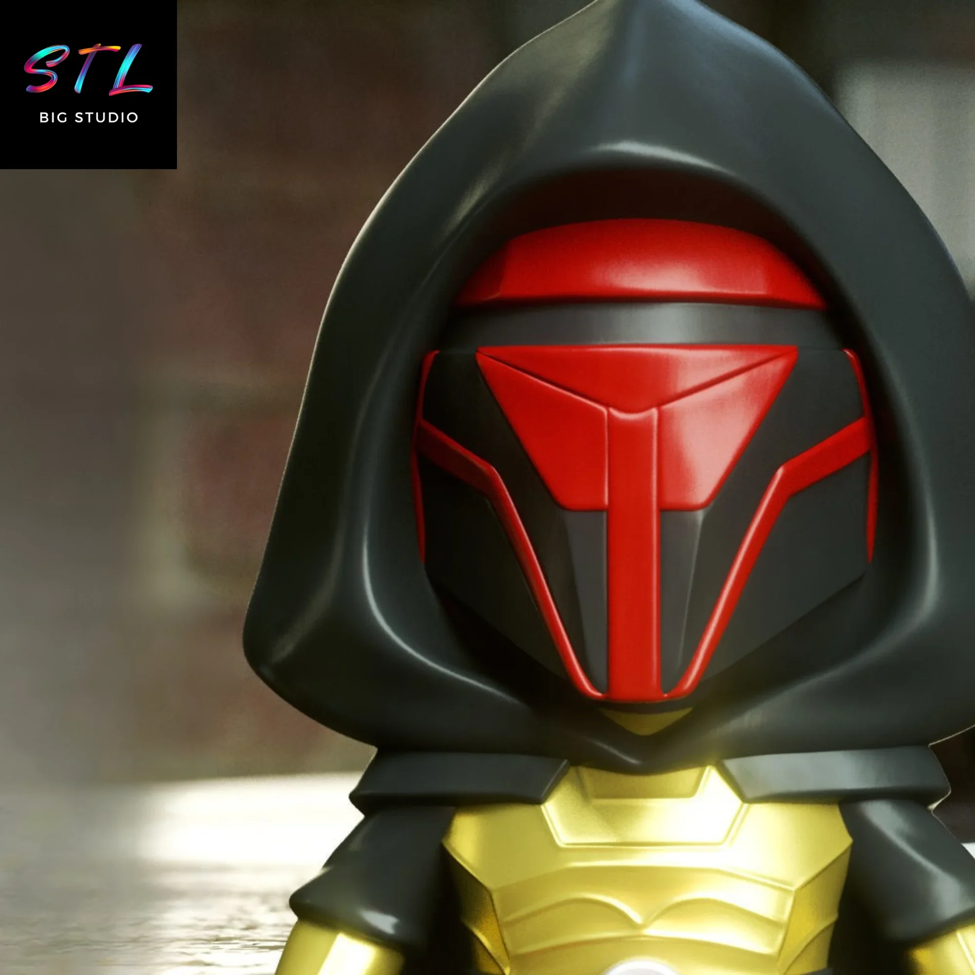 chibi darth revan stl impresion 3d figura kawaii star wars chibi darth revan stl impresion 3d figura kawaii star wars