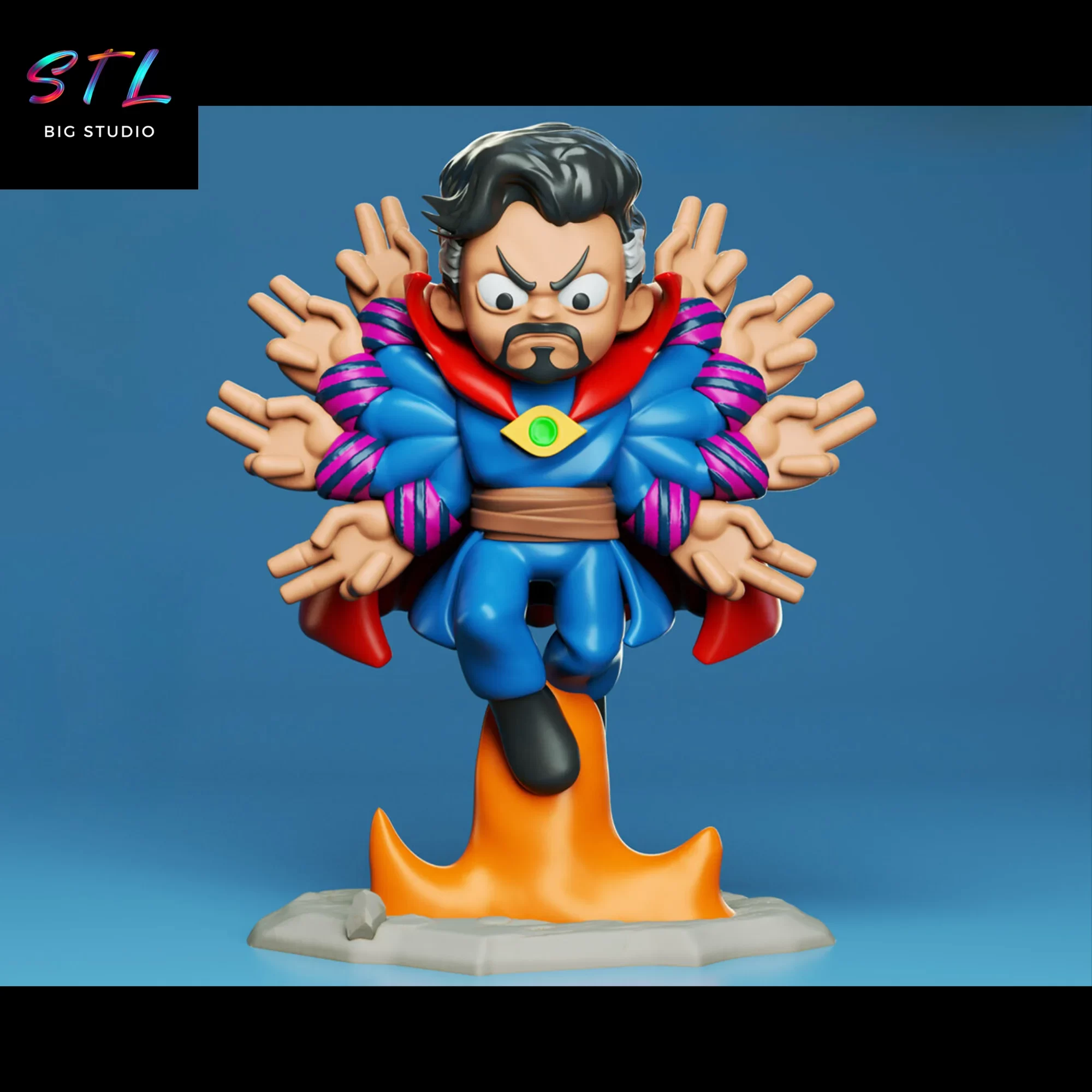 chibi dr strange stl diorama marvel chibi dr strange stl diorama marvel