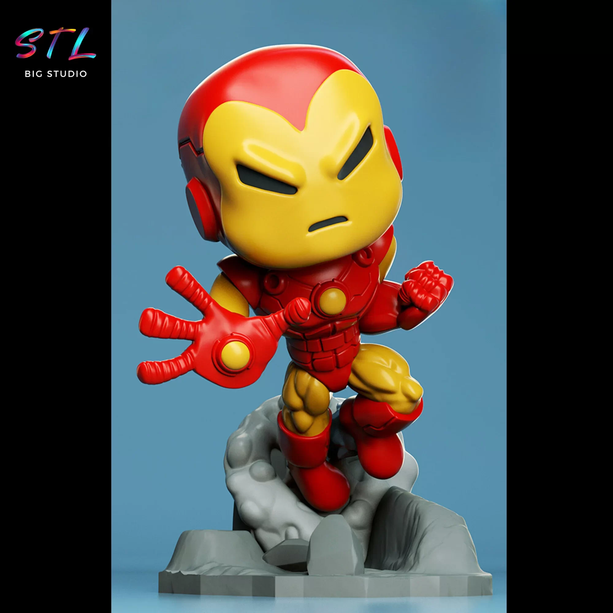 chibi iron man stl diorama marvel chibi iron man stl diorama marvel