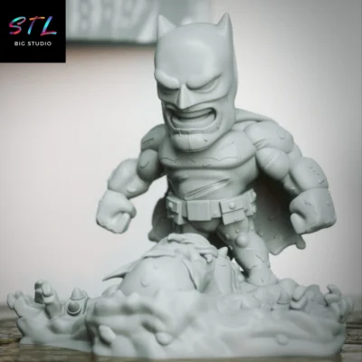 chibi kawaii stl batman dark knight impresion 3d