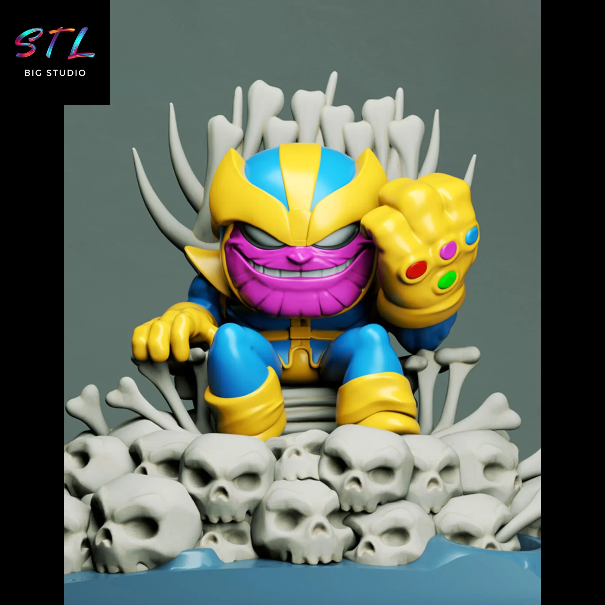 chibi thanos stl diorama marvel chibi thanos stl diorama marvel