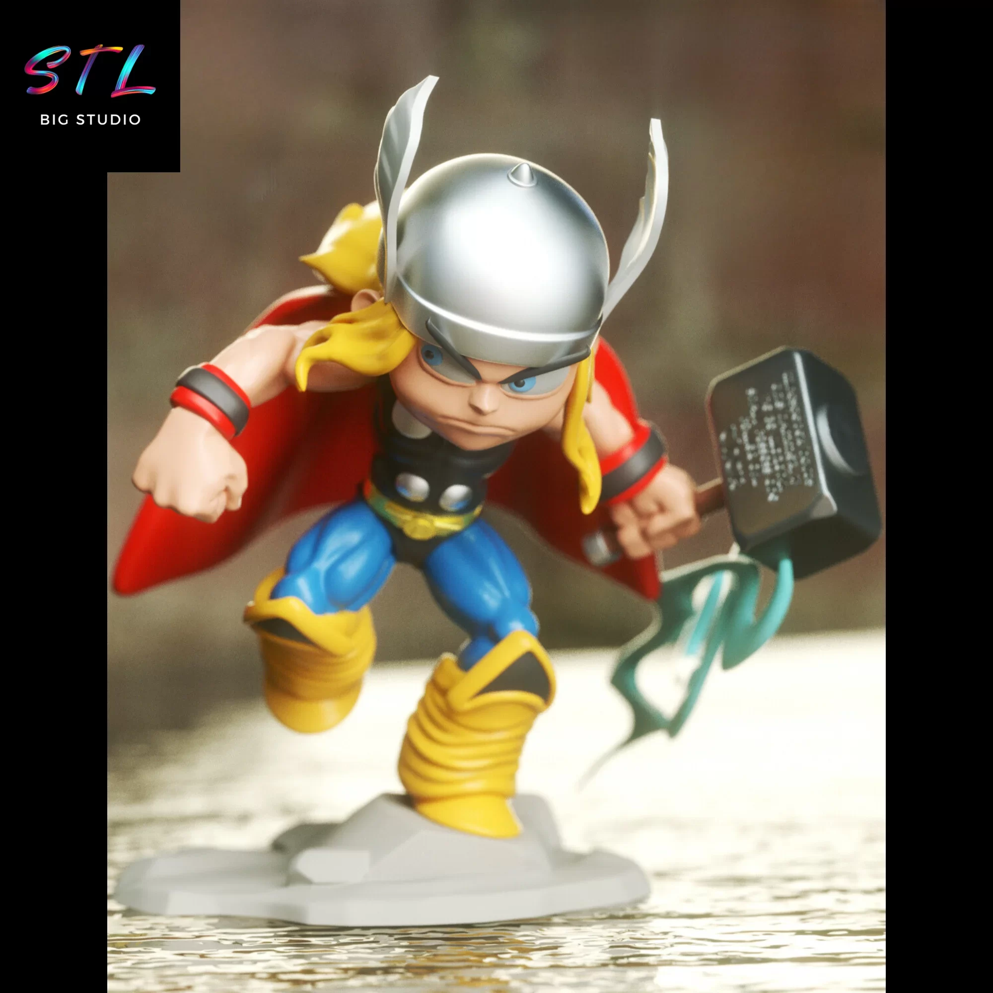 chibi thor stl diorama marvel chibi thor stl diorama marvel