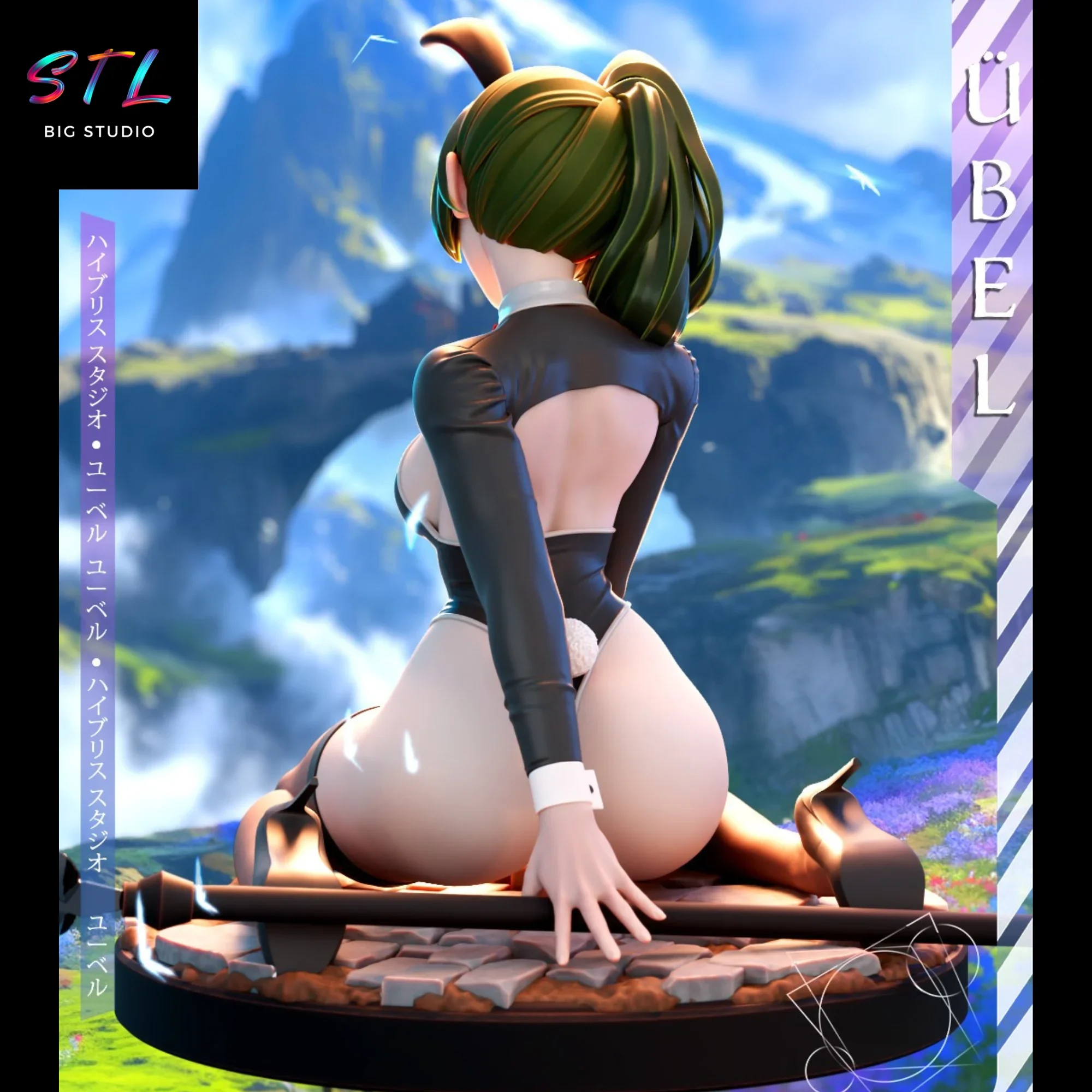 chica anime stl ubel impresion 3d frieren chica anime stl ubel impresion 3d frieren