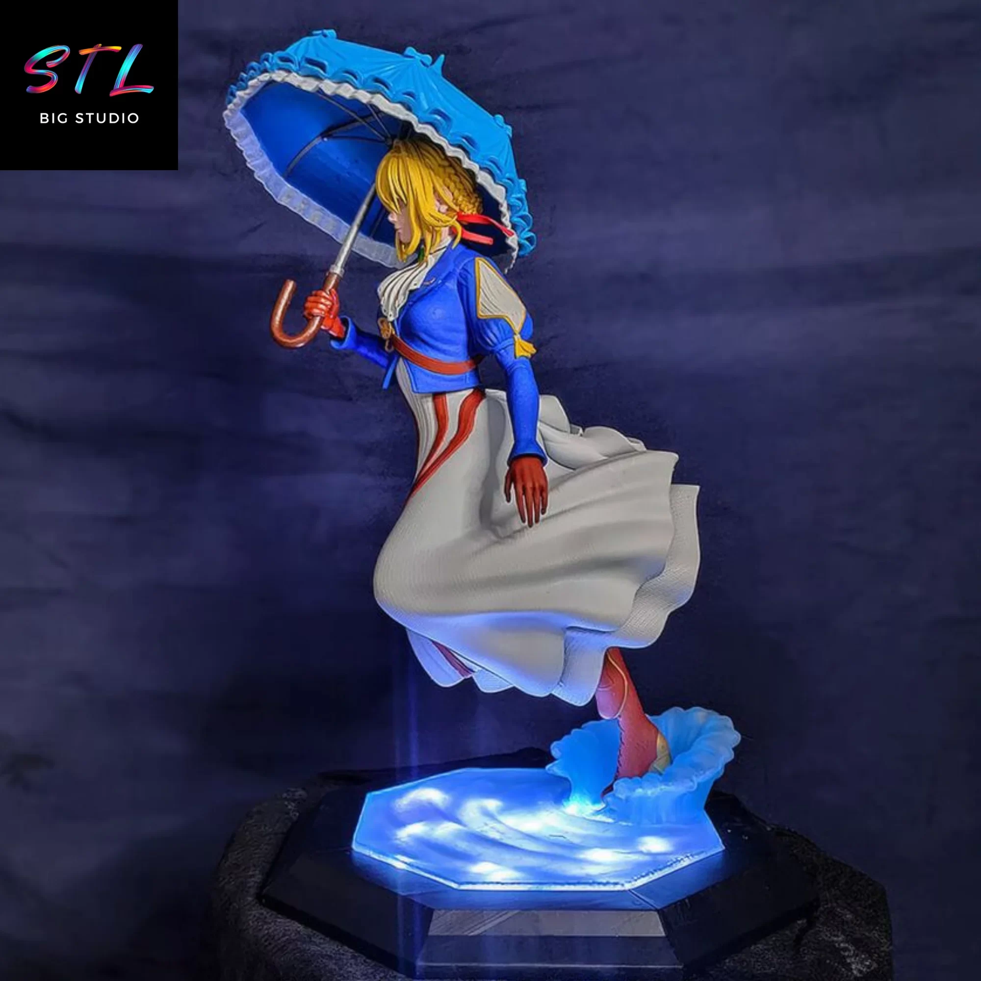 chica anime stl violet evergarden impresion 3d chica anime stl violet evergarden impresion 3d