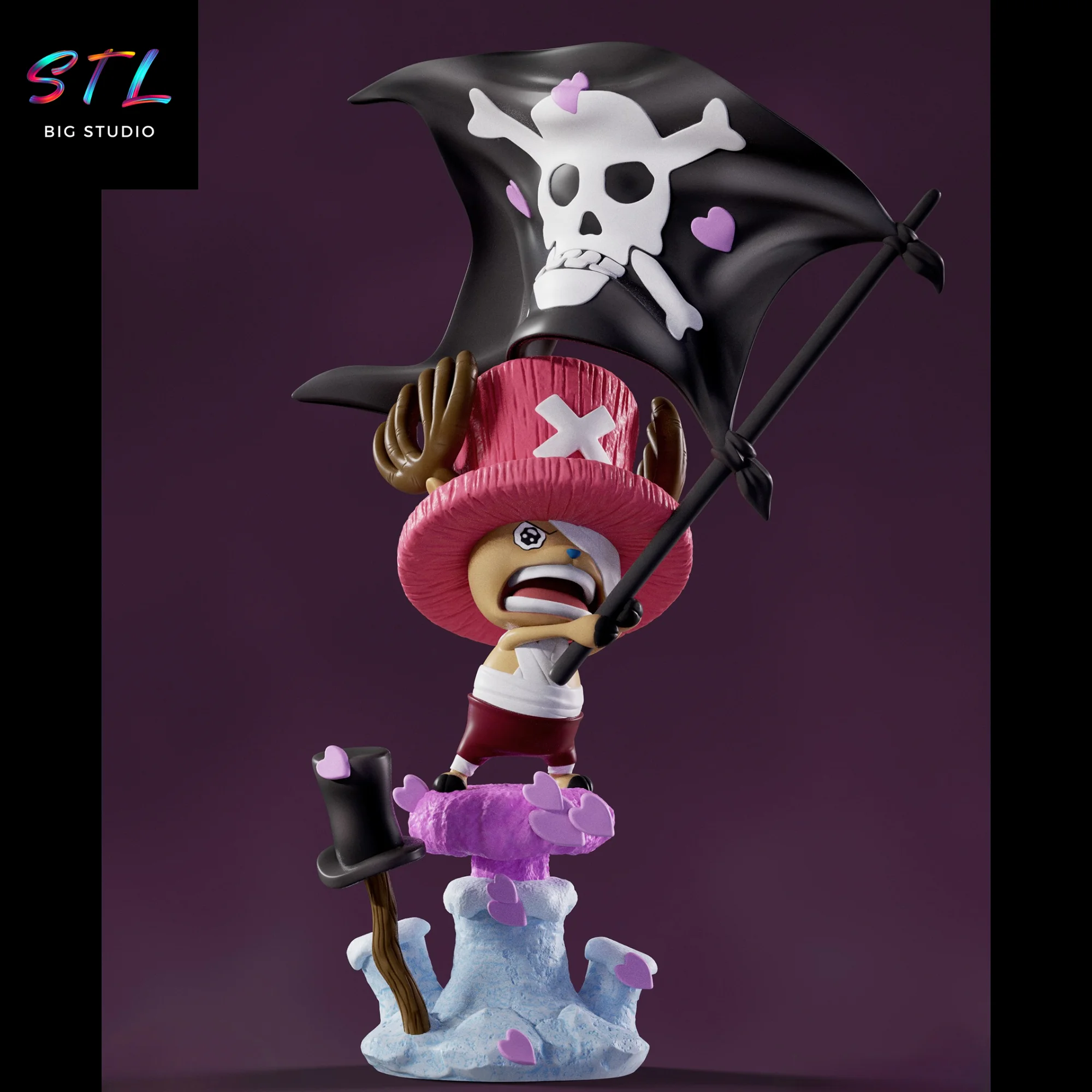 chopper stl one piece para impresion 3d