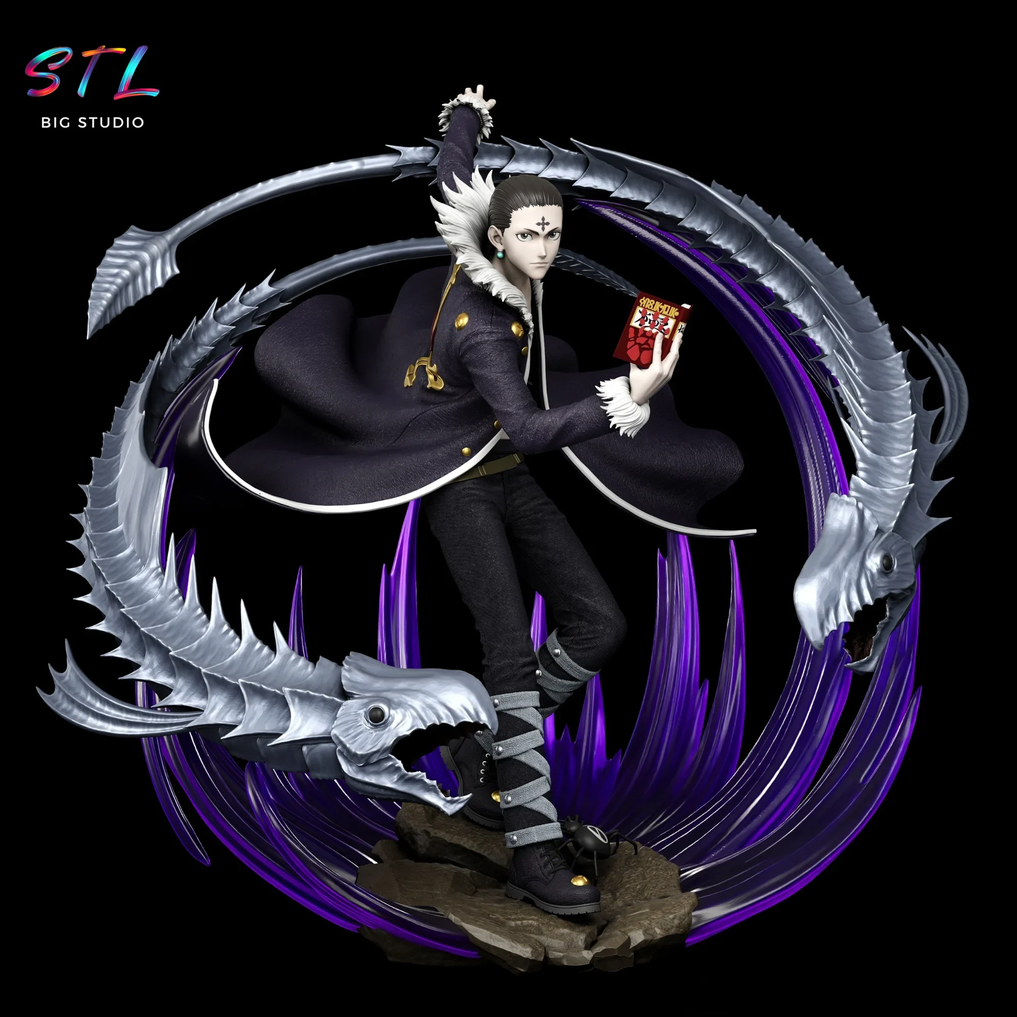 chrollo lucilfer stl hunter x hunter impresion 3d chrollo lucilfer stl hunter x hunter impresion 3d