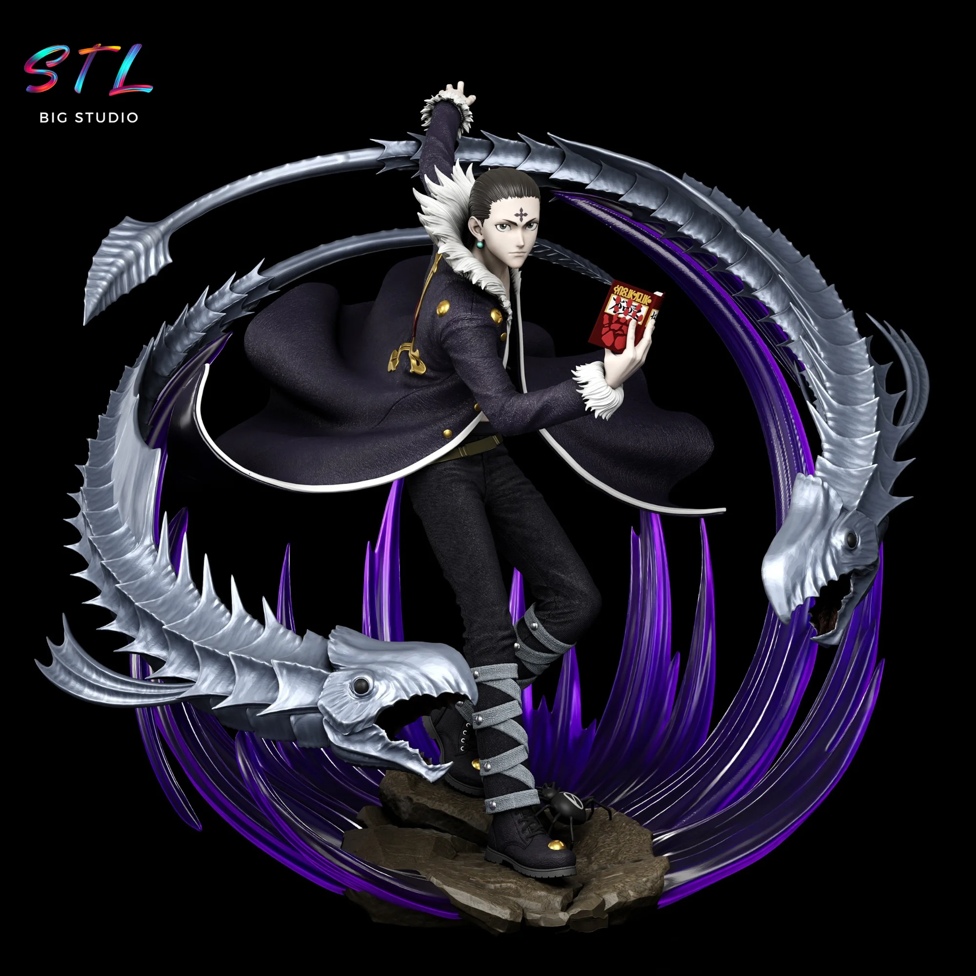 chrollo lucilfer stl hunter x hunter impresion 3d