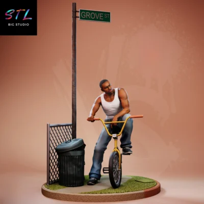 cj grand theft auto stl impresion 3d videojuegos