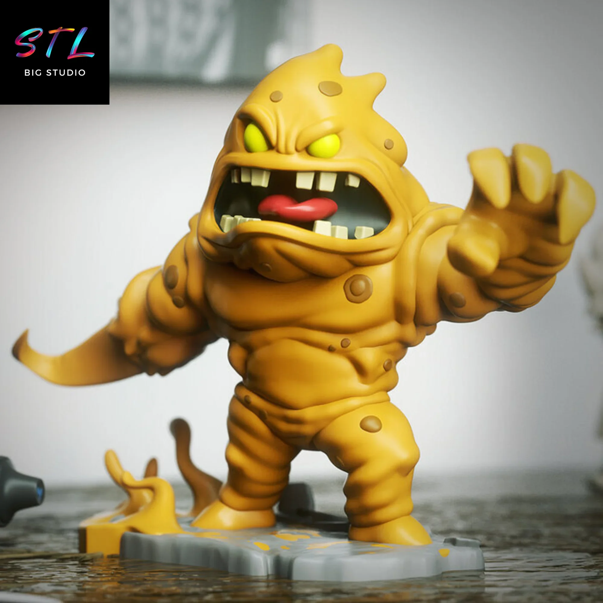 clayface chibi kawaii stl para impresion 3d clayface chibi kawaii stl para impresion 3d