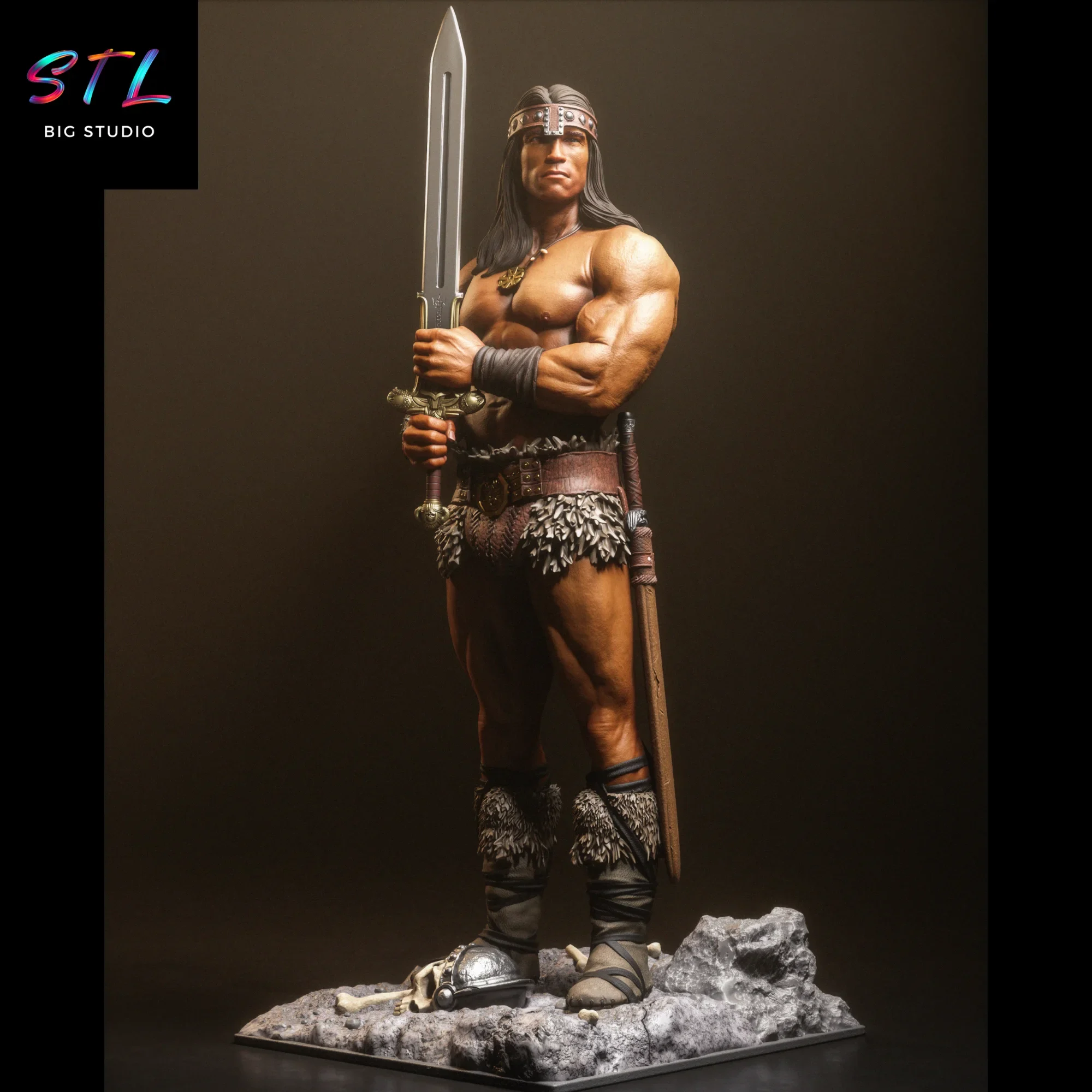conan el barbaro stl impresion 3d
