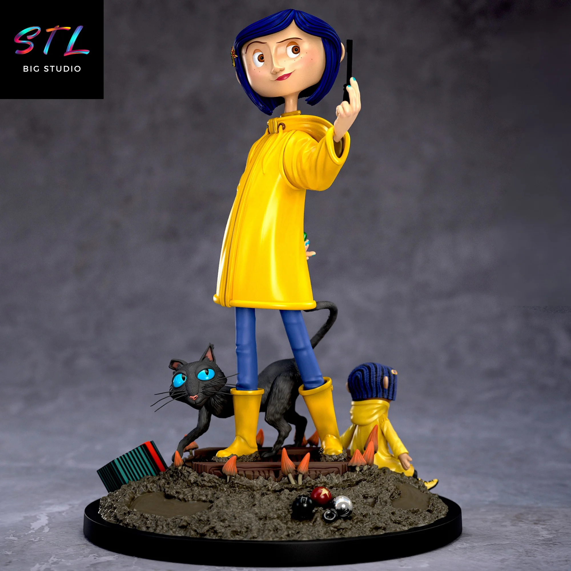 coraline stl impresion 3d