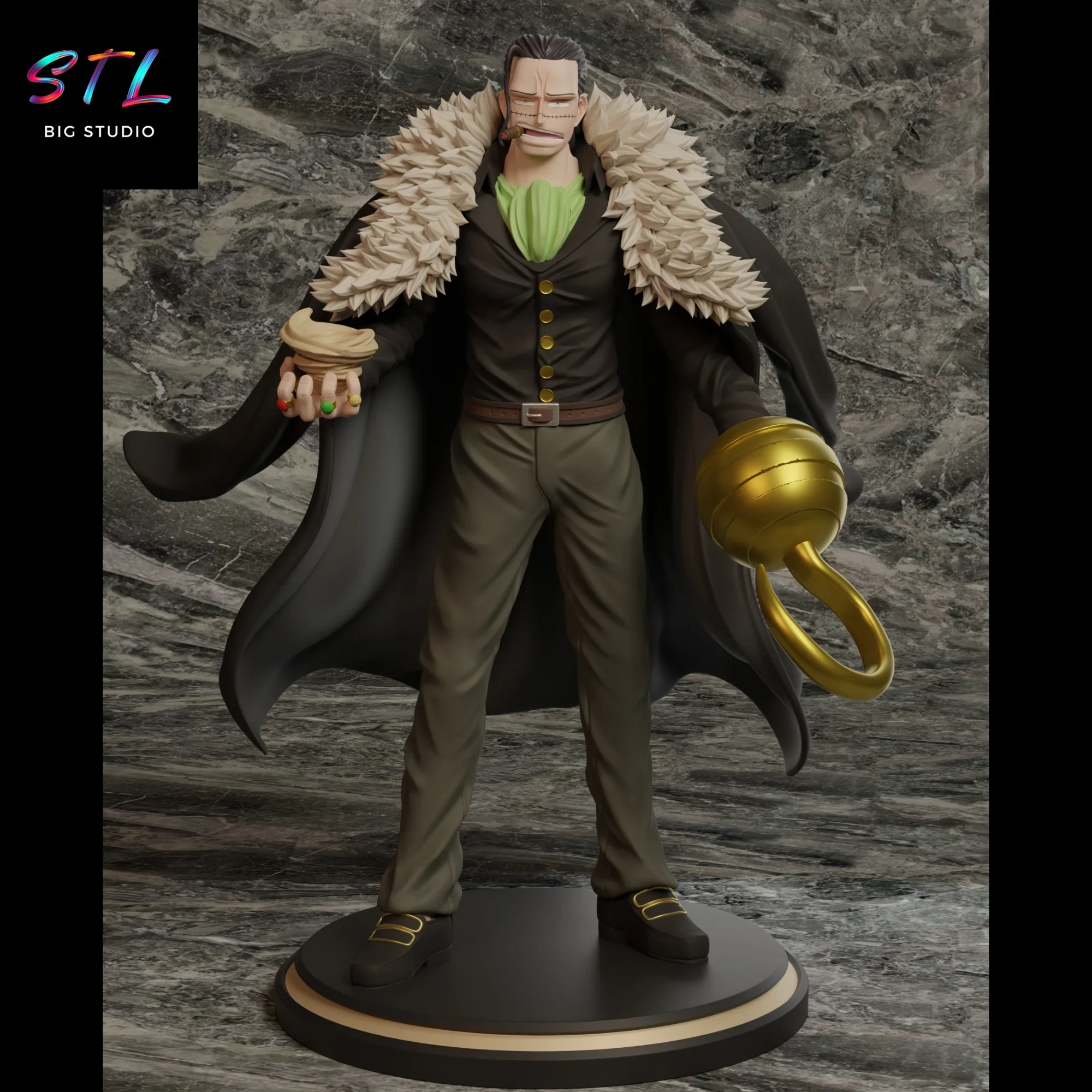 crocodile stl impresion 3d one piece