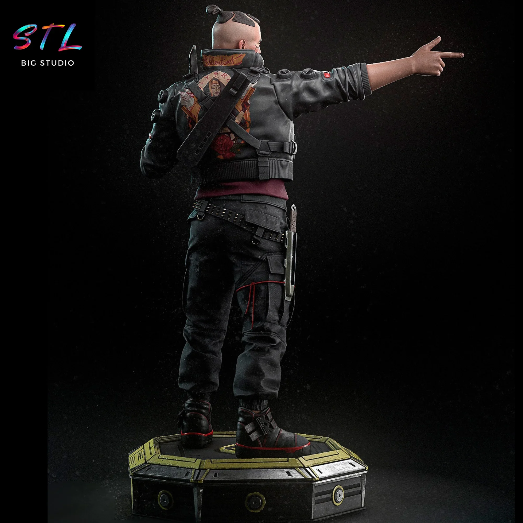cyberpunk stl jackie welles para impresion 3d cyberpunk stl jackie welles para impresion 3d