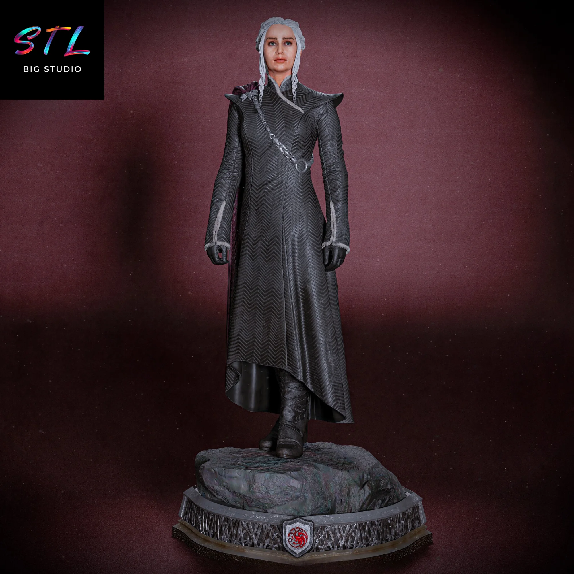 daenerys stl juego de tronos impresion 3d