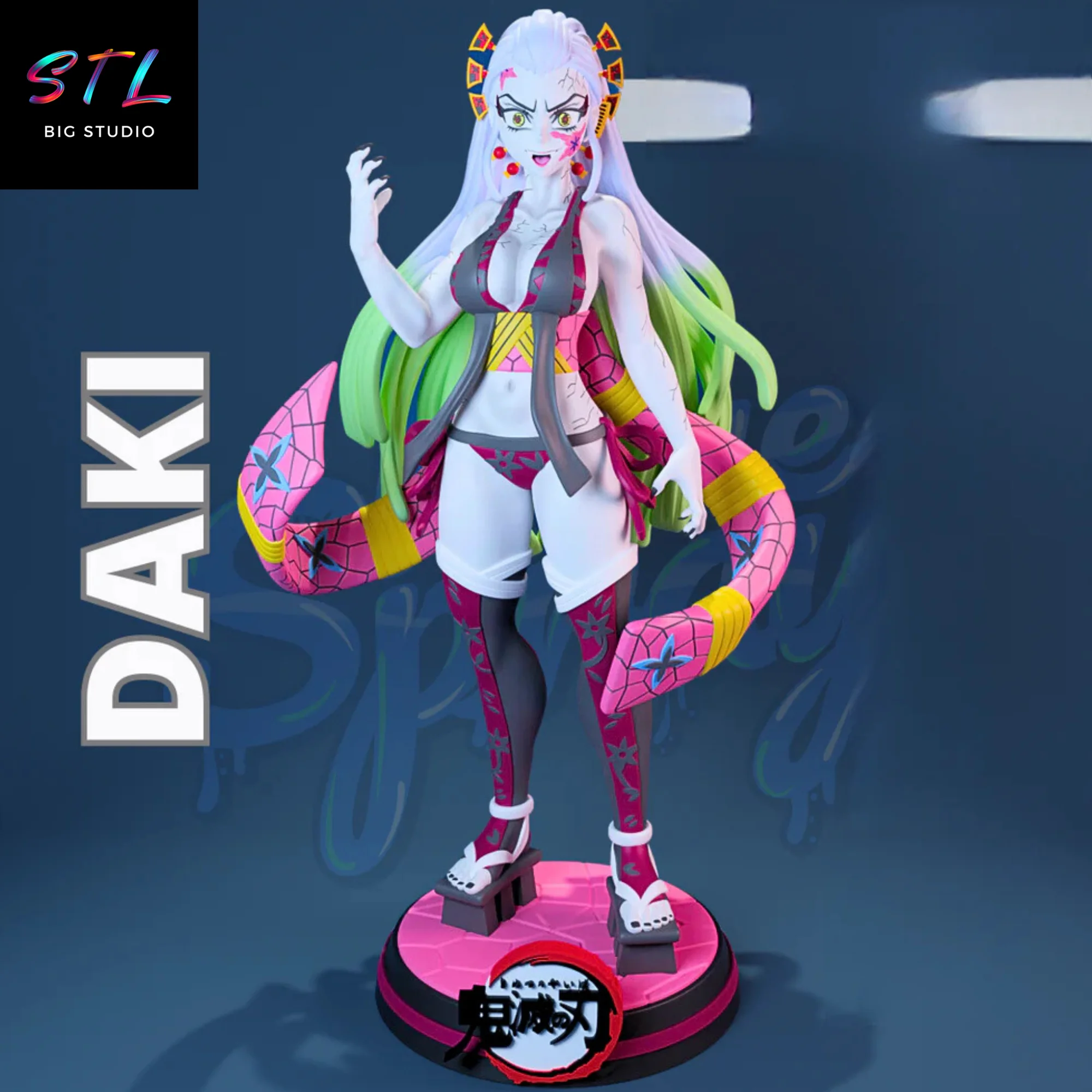 daki stl demon slayer para impresion 3d