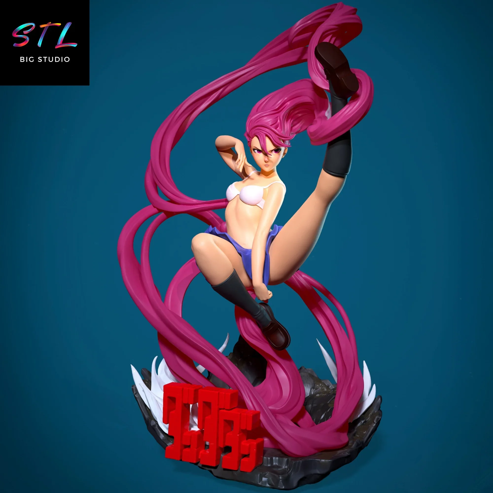 dandadan stl aira shiratori para impresion 3d dandadan stl aira shiratori para impresion 3d