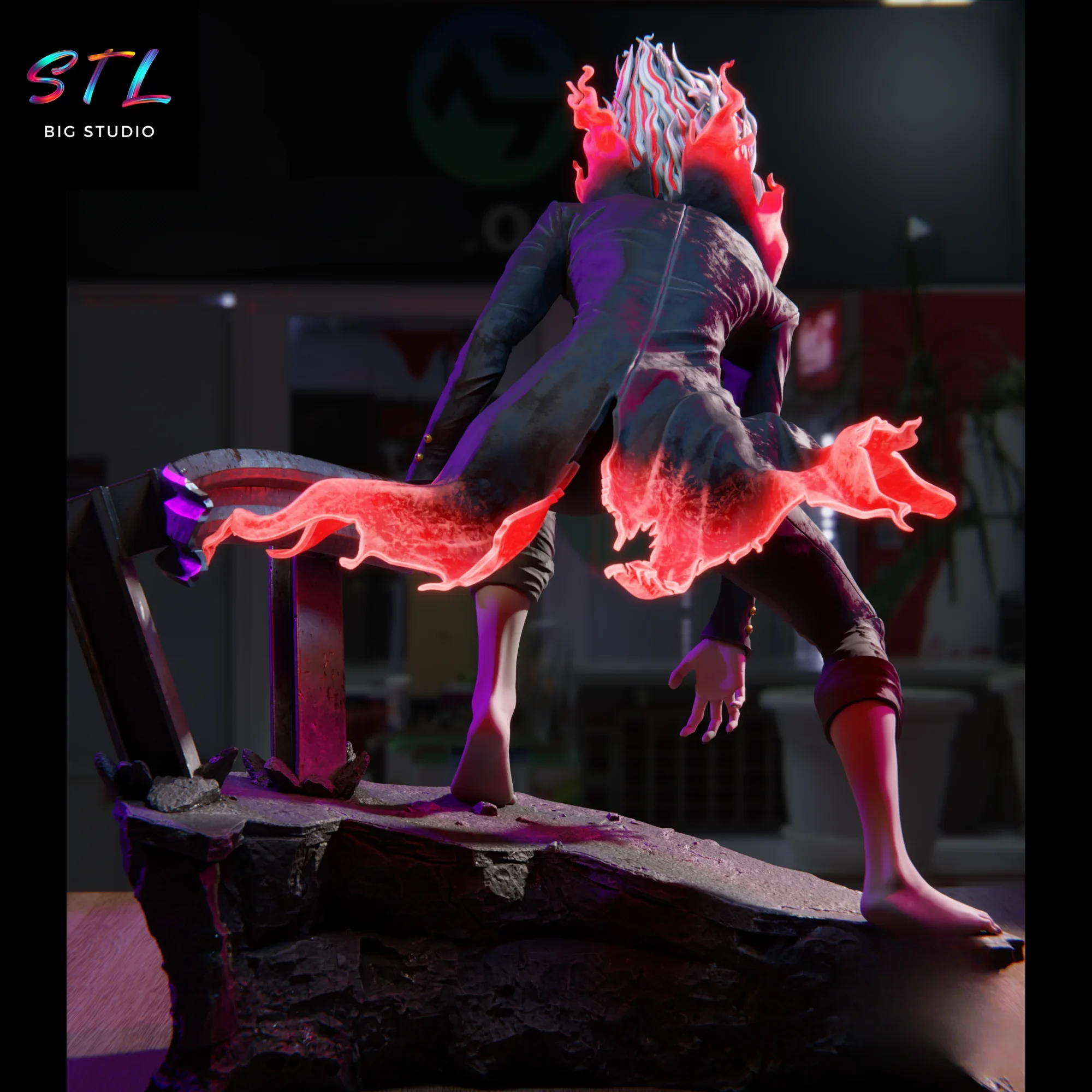 dandadan stl okarun impresion 3d dandadan stl okarun impresion 3d