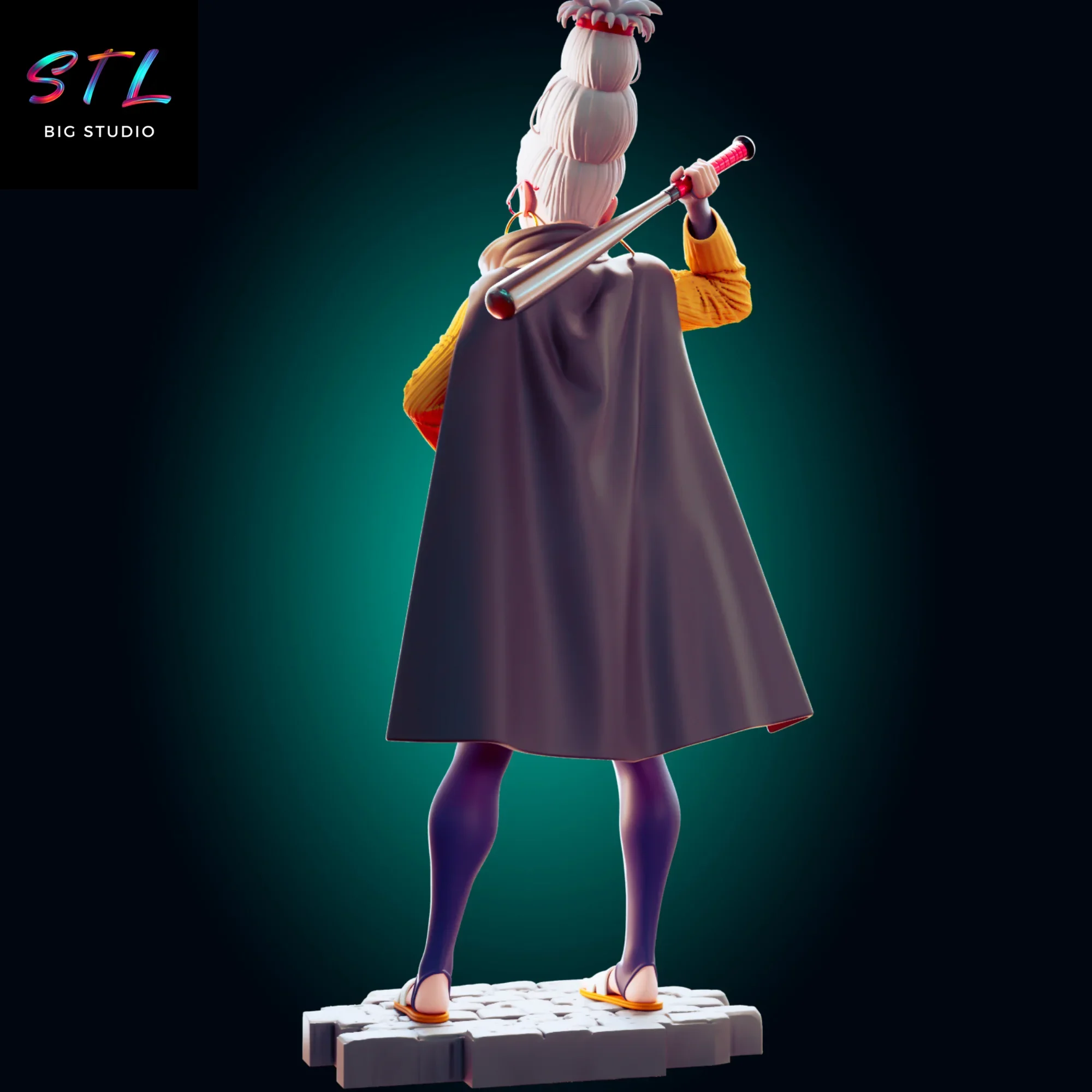 dandadan stl seiko ayase figura impresion 3d dandadan stl seiko ayase figura impresion 3d