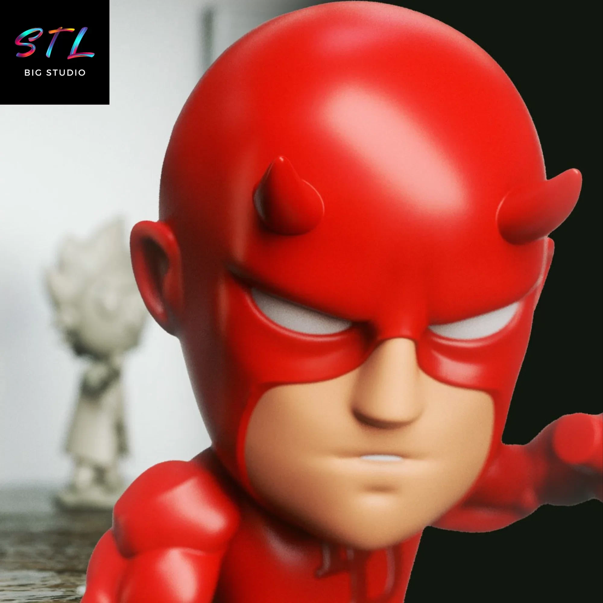 daredevil chibi kawaii stl impresion 3d marvel daredevil chibi kawaii stl impresion 3d marvel
