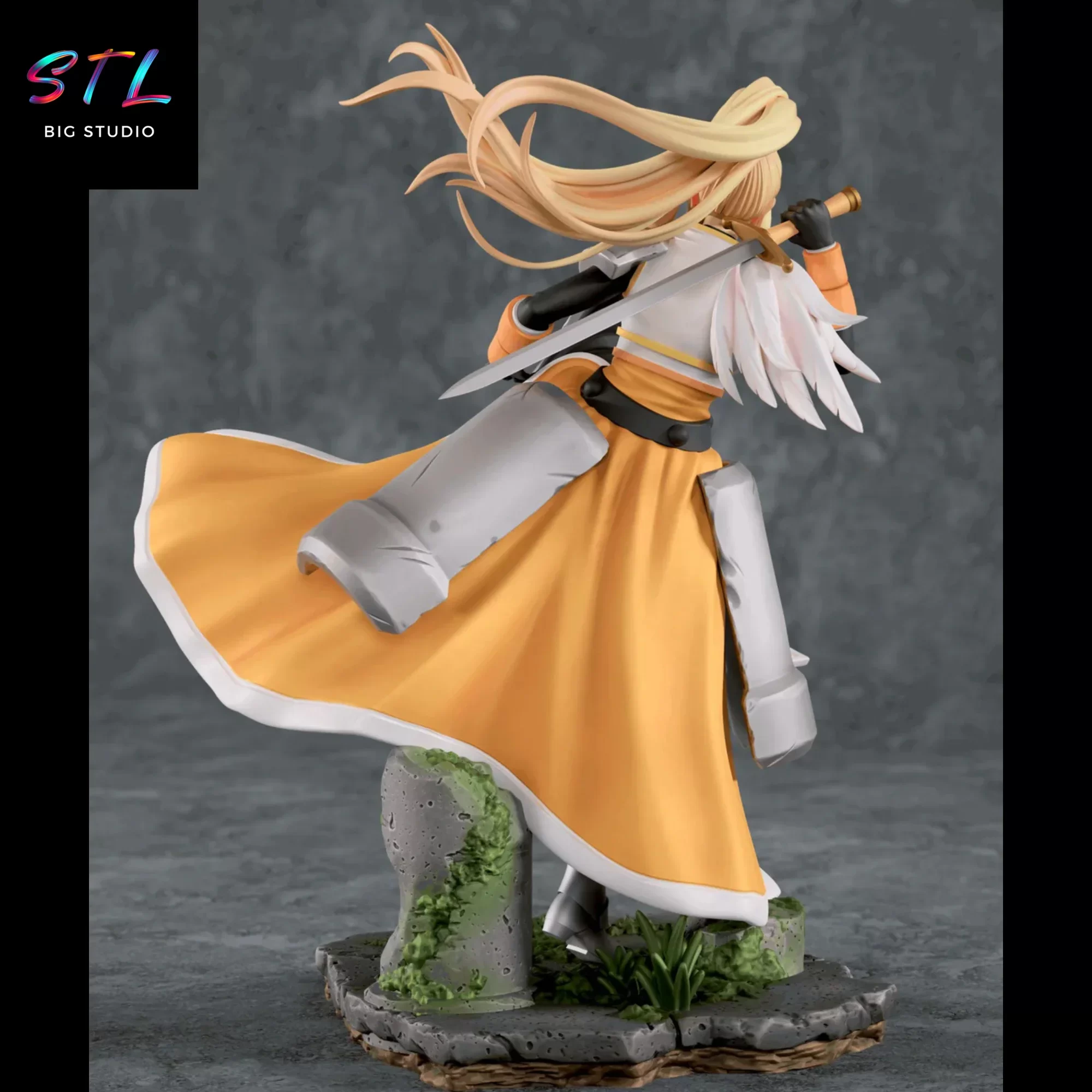 darkness stl konosuba diorama impresion 3d darkness stl konosuba diorama impresion 3d