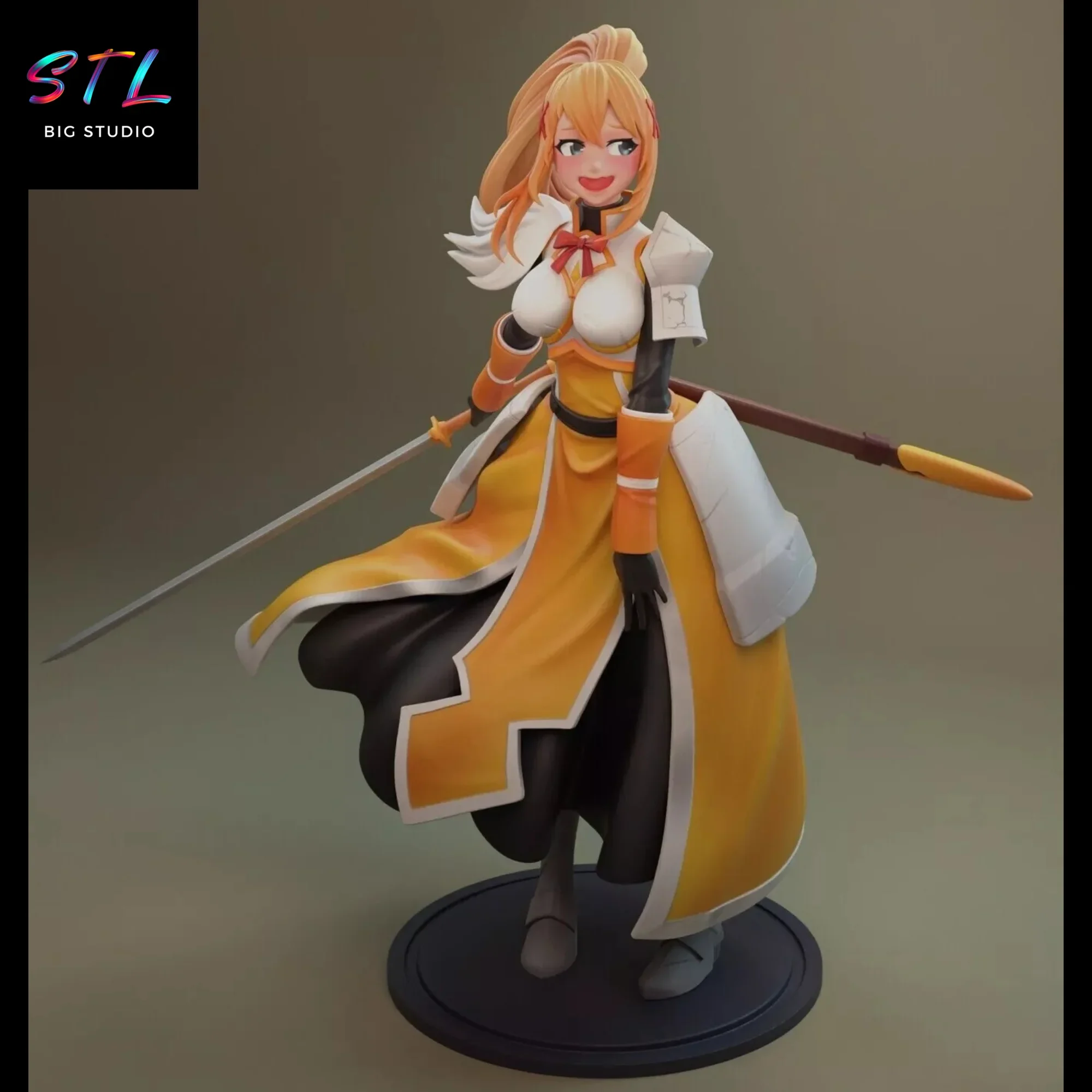 darkness stl konosuba figura impresion 3d darkness stl konosuba figura impresion 3d