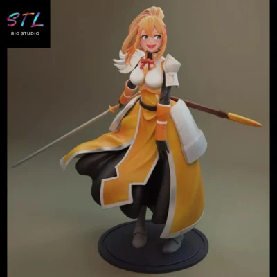 darkness stl konosuba figura impresion 3d