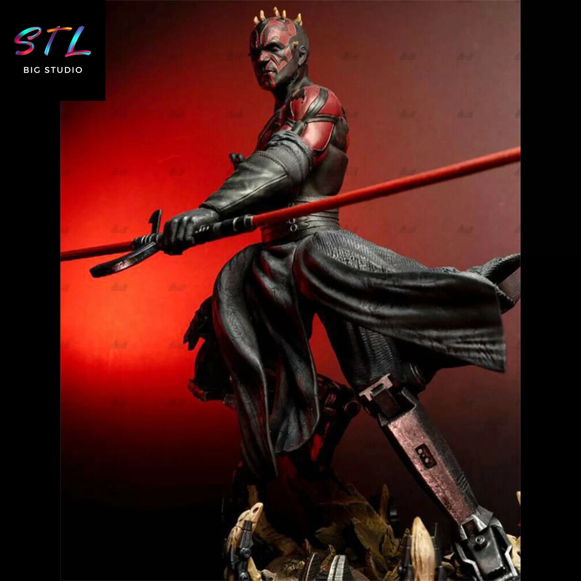darth maul stl 3d print darth maul stl 3d print