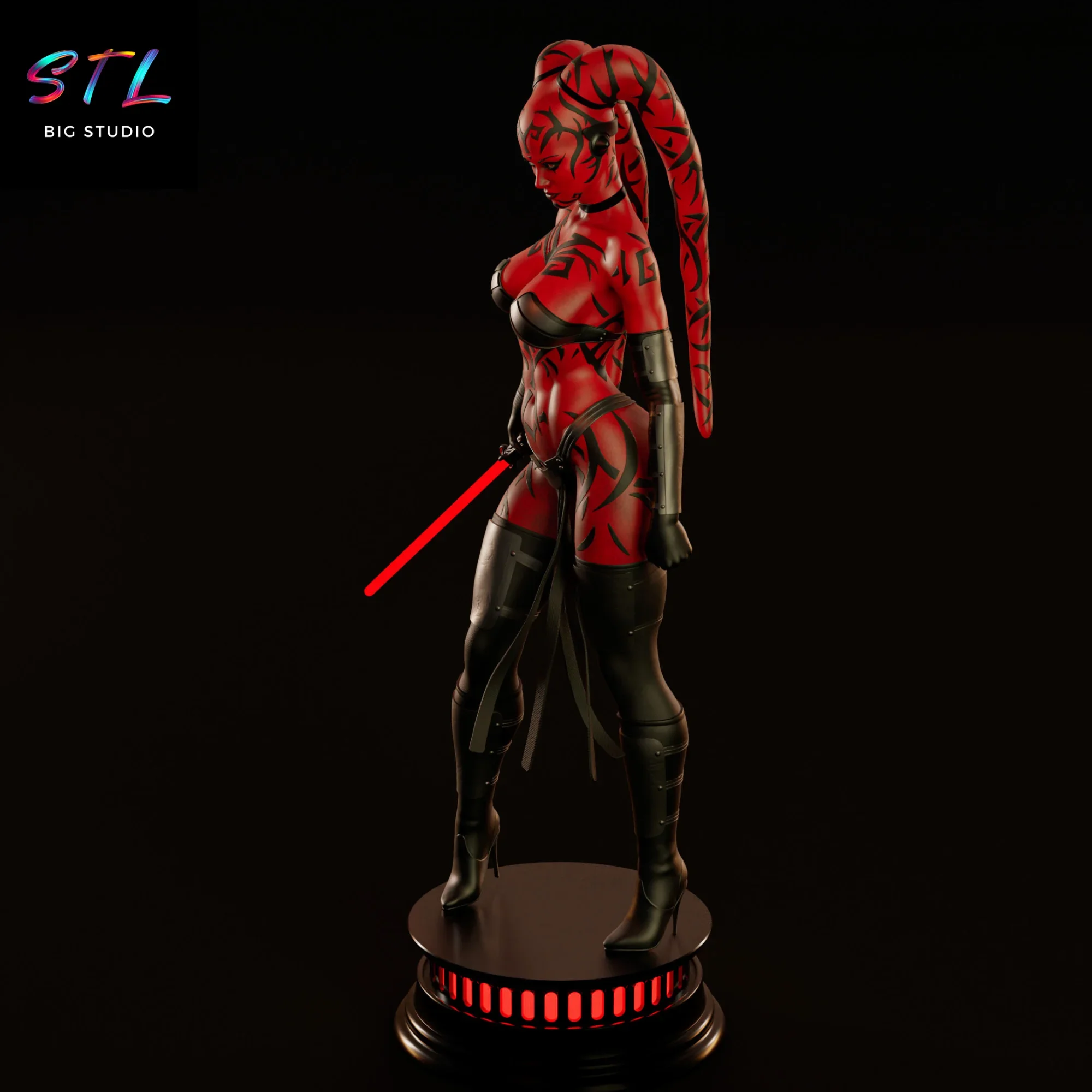 darth talon stl imprimir 3d figura star wars darth talon stl imprimir 3d figura star wars