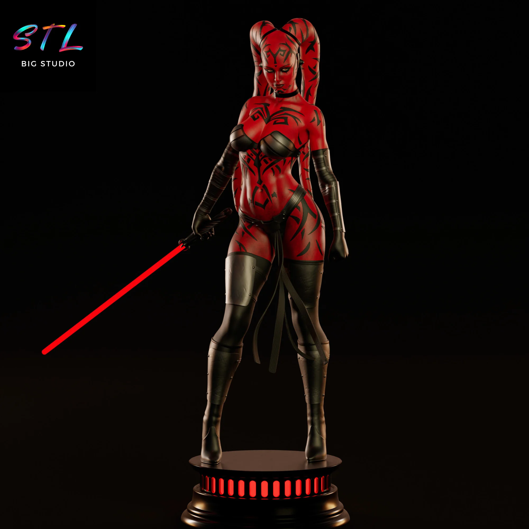 darth talon stl star wars para impresion 3d
