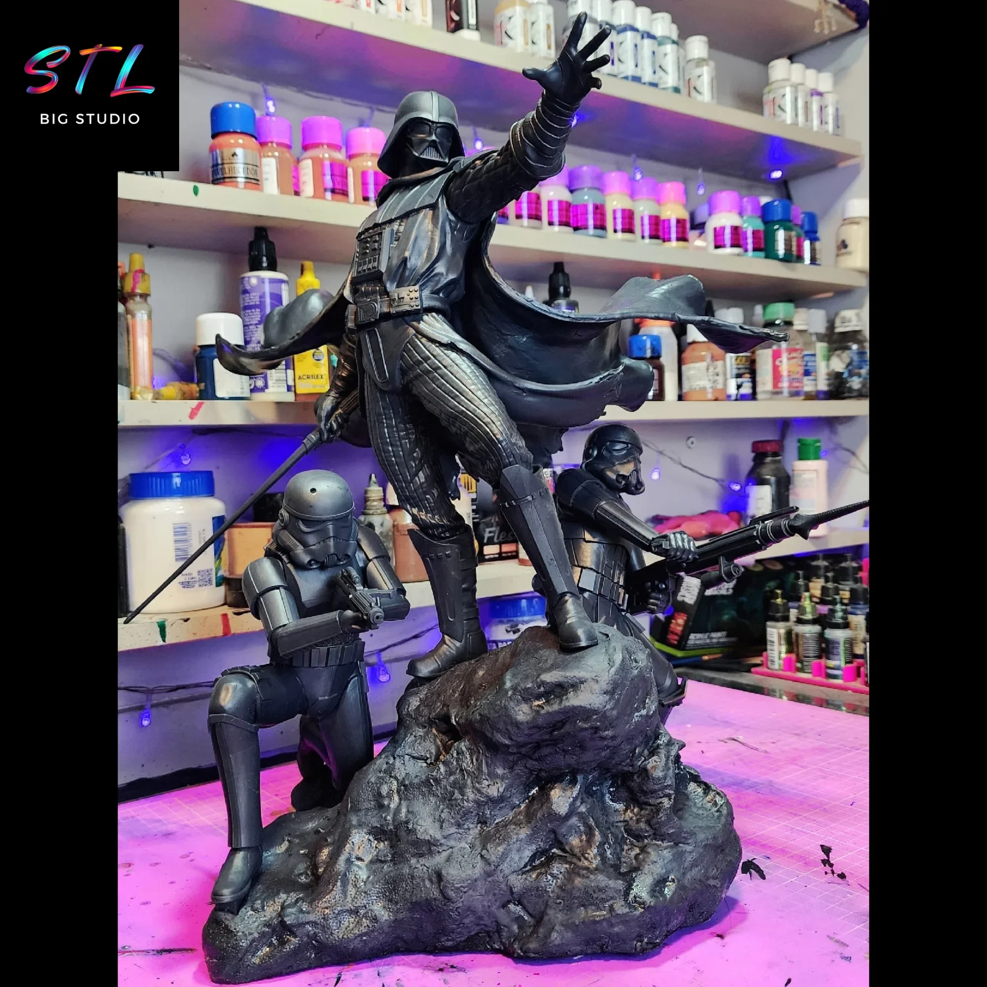 darth vader y tropas imperiales stl para impresion 3d star wars darth vader y tropas imperiales stl para impresion 3d star wars